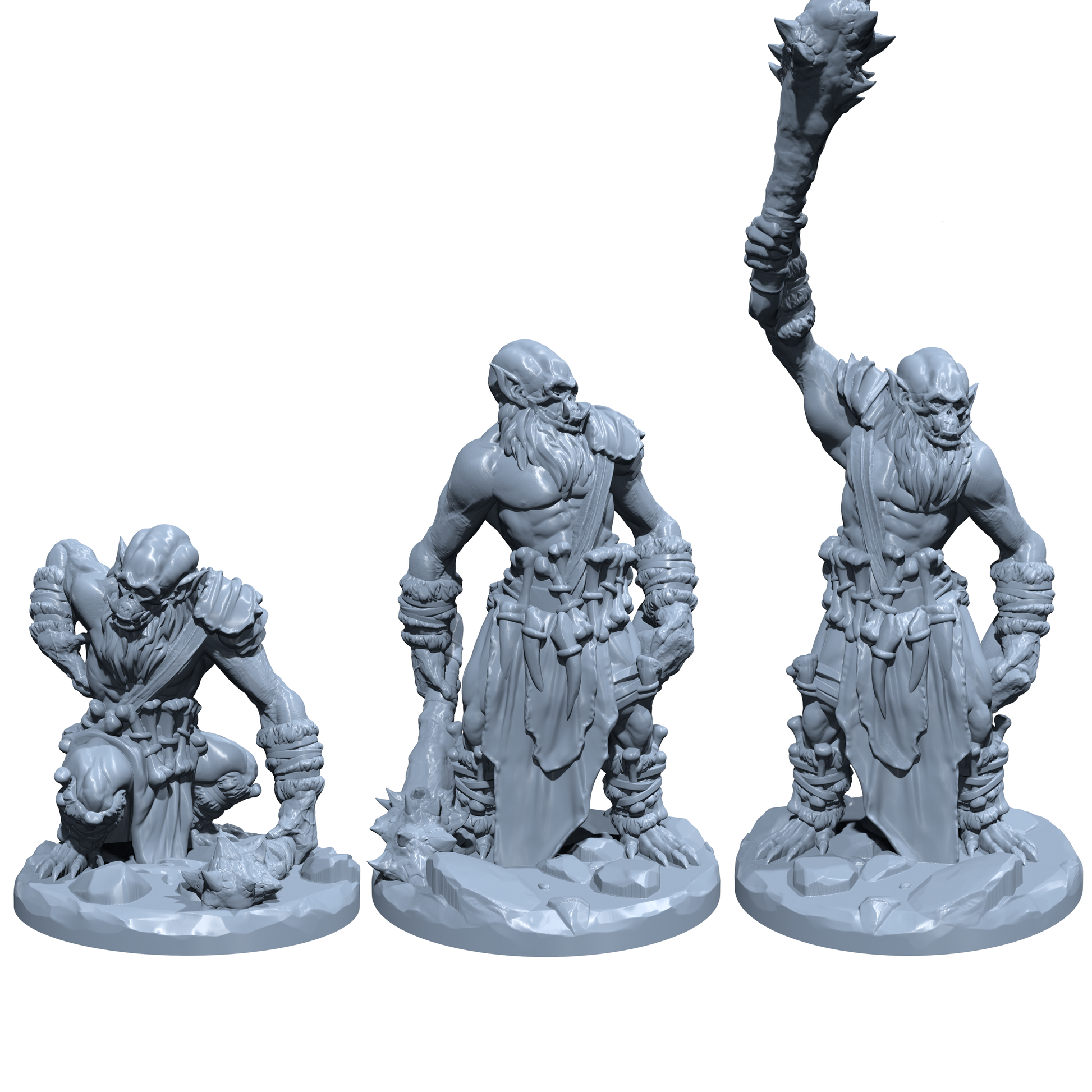 Gorefist, the Bloody Cleaver | Morgoc | Malformed Orc Miniature for Tabletop games like D&D and War Gaming