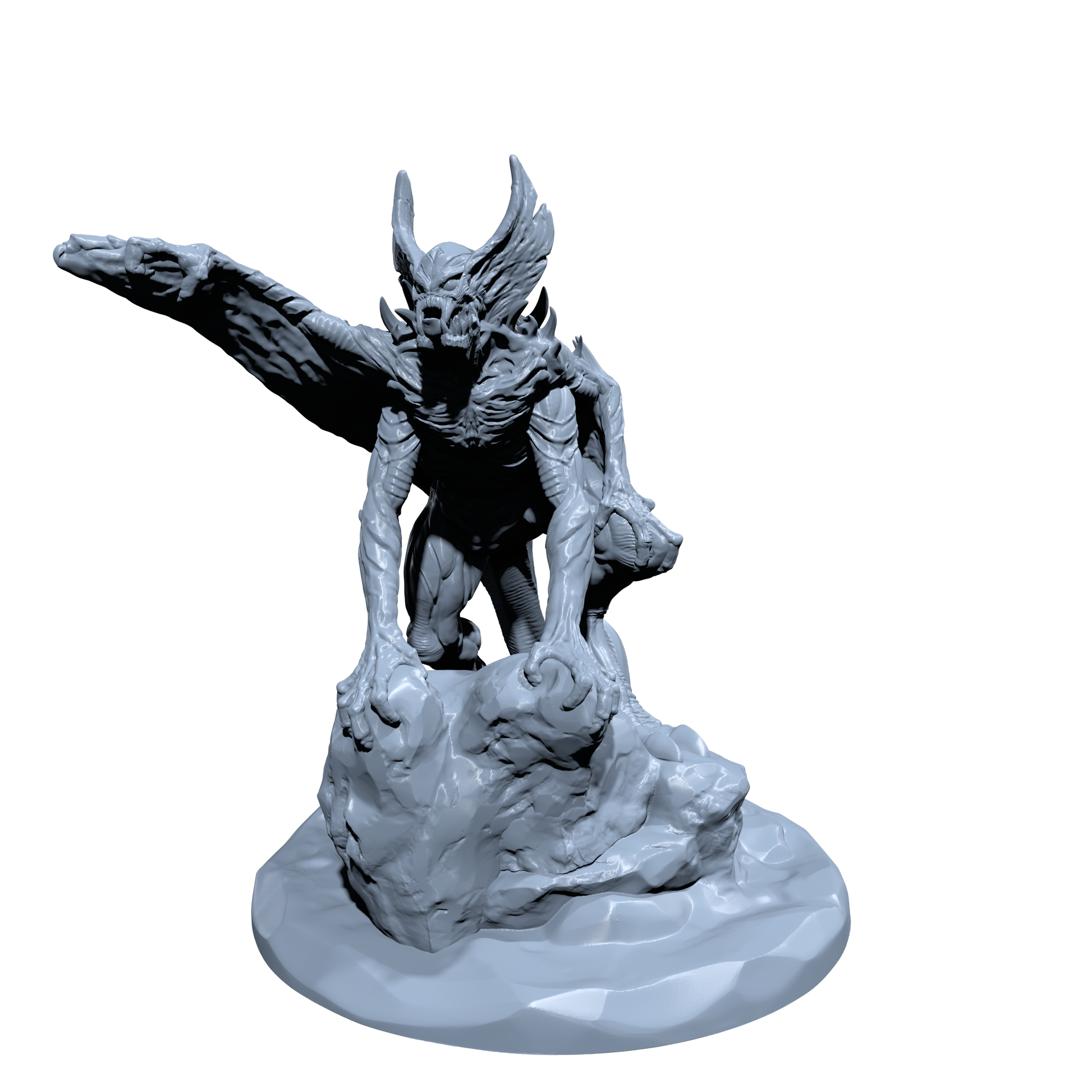 Bloodwing, Harbinger of Nightmares | Aberrant Vampire God Miniature for Tabletop games like D&D and War Gaming