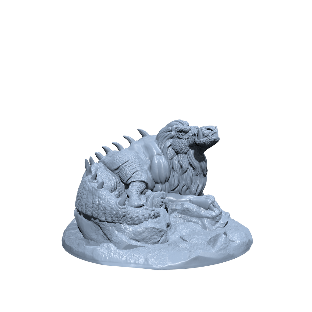 Dreadgaze, the Devourer | Ammut | Ammit Miniature for Tabletop games like D&D and War Gaming