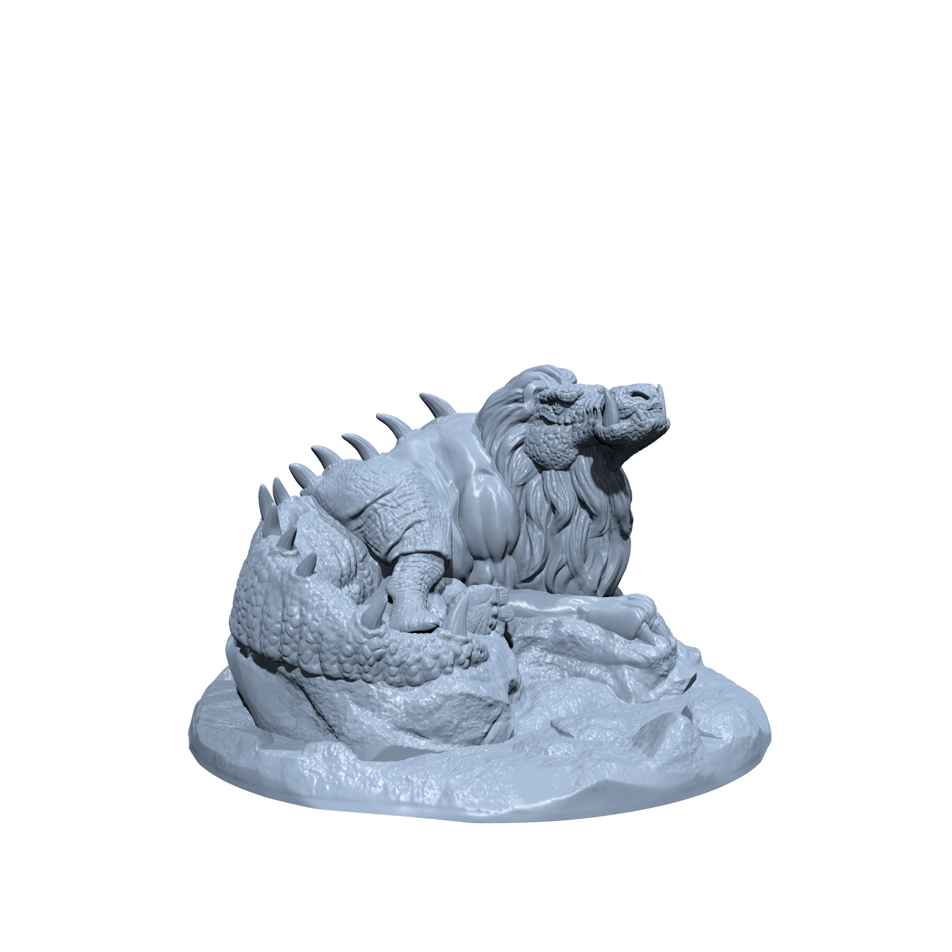Dreadgaze, the Devourer | Ammut | Ammit Miniature for Tabletop games like D&D and War Gaming