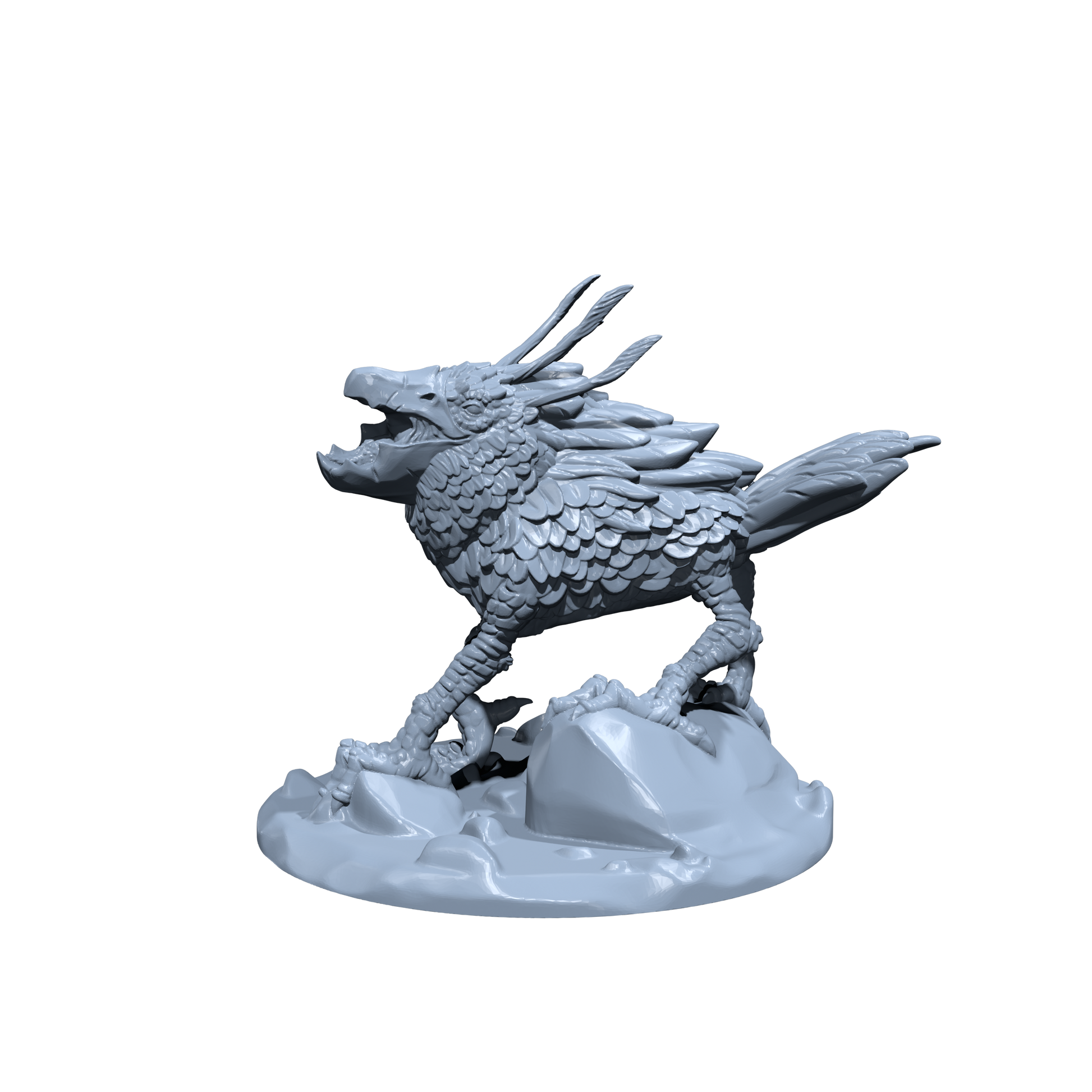 Fiendfeather, the Infernal Sovereign | Achaierai | Archavian Miniature for Tabletop games like D&D and War Gaming