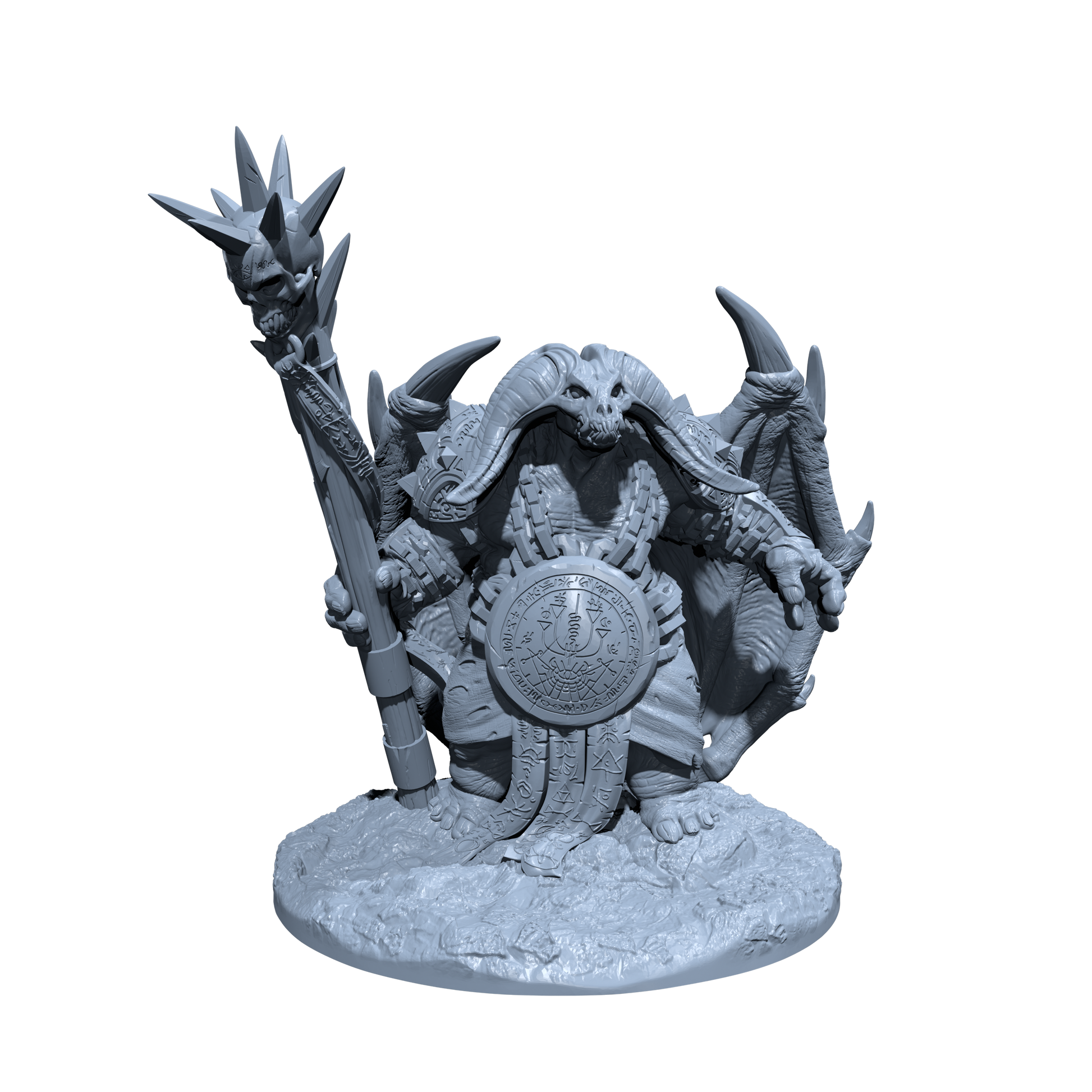 Orcus | Demon Lord of Undeath | Archdemon Fiend | Miniature for Tabletop games like D&D and War Gaming
