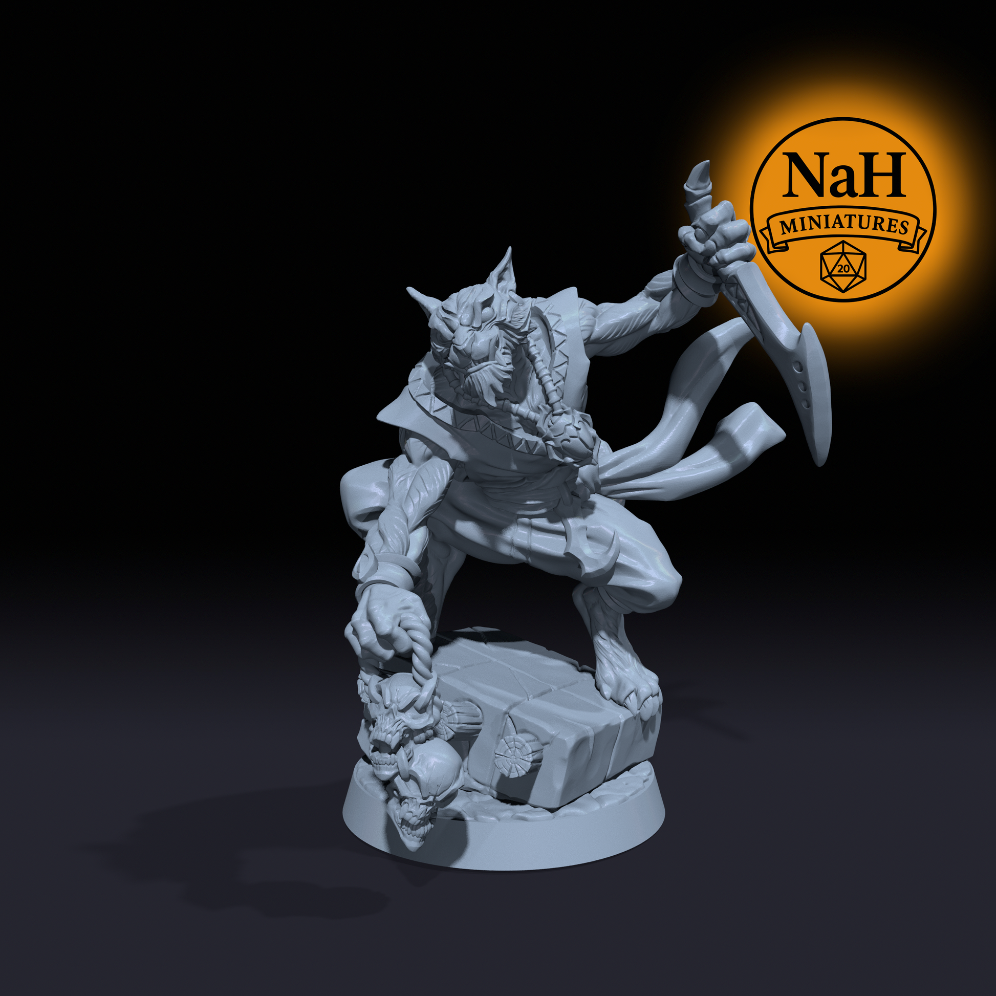 Rakshakin Headhunters Warriors | Rakshasa Warband miniatures for D&D, Pathfinder | TTRPG Mini