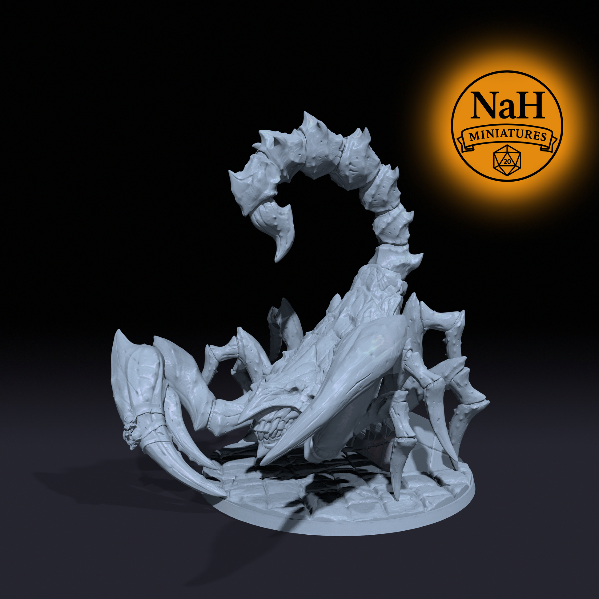 Scorpid Zeek King, Dune Colossus | Giant Scorpion Mount miniature for D&D, Pathfinder | TTRPG Mini