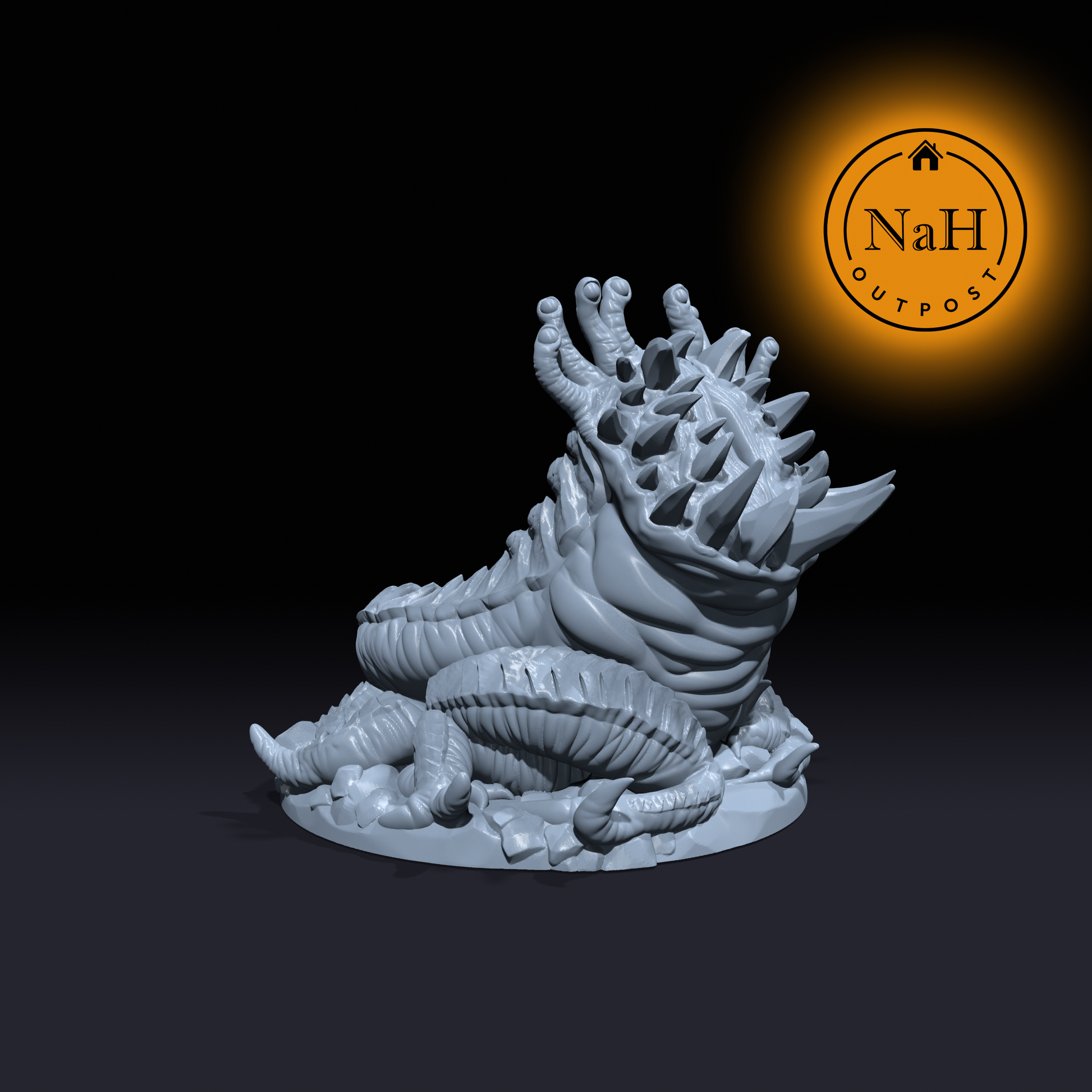 Gnathar, the Leviathan Stalker | Gnautilusc | Miniature for Tabletop games like D&D and War Gaming