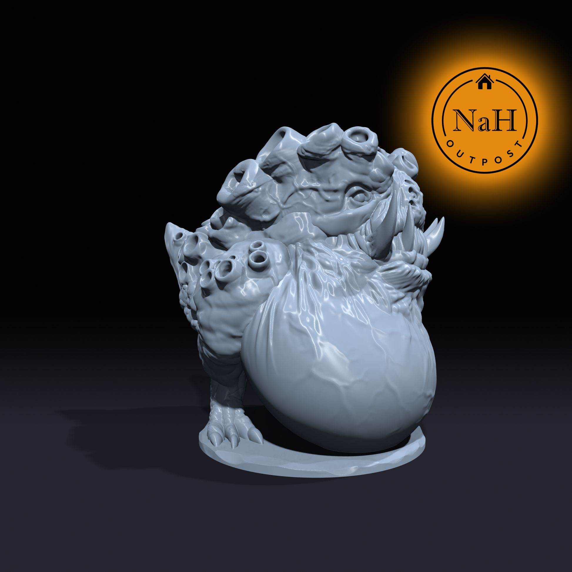 Fumefang the Goblin Hound Gasbag | Miniature for Tabletop games like D&D and War Gaming