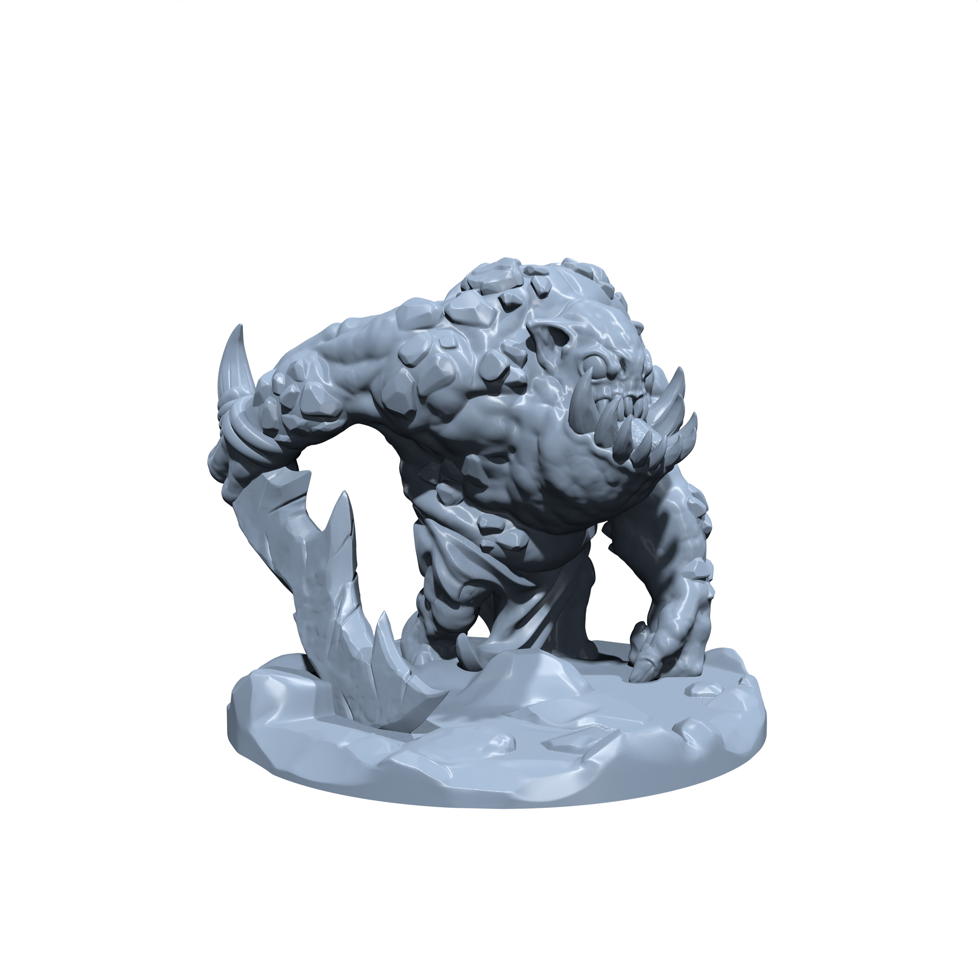 Grotuk, the Trollkin Brute | Goblin Cave Troll | Goblinoid Miniature for Tabletop games like D&D 5e and TTRPG  War Gaming