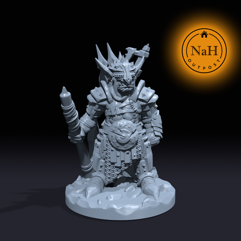 Ruktug, the Goblin Warmaster | Goblin General miniature for Tabletop games like D&D and War Gaming