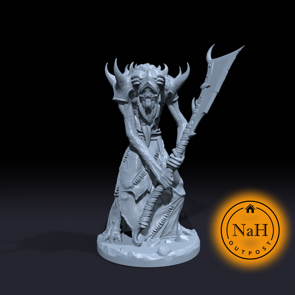 Malzorath, the Hellfire Ascendant | Aetherhaunt Miniature for Tabletop games like D&D and War Gaming