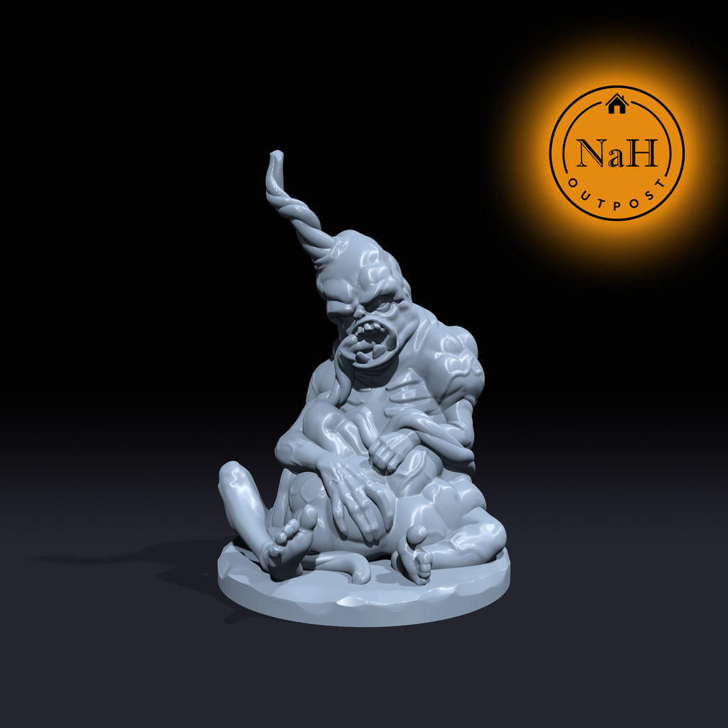 Abhoron, the Stillborn God | Atropal | Godling Of Undeath | Miniature for Tabletop games like D&D and War Gaming