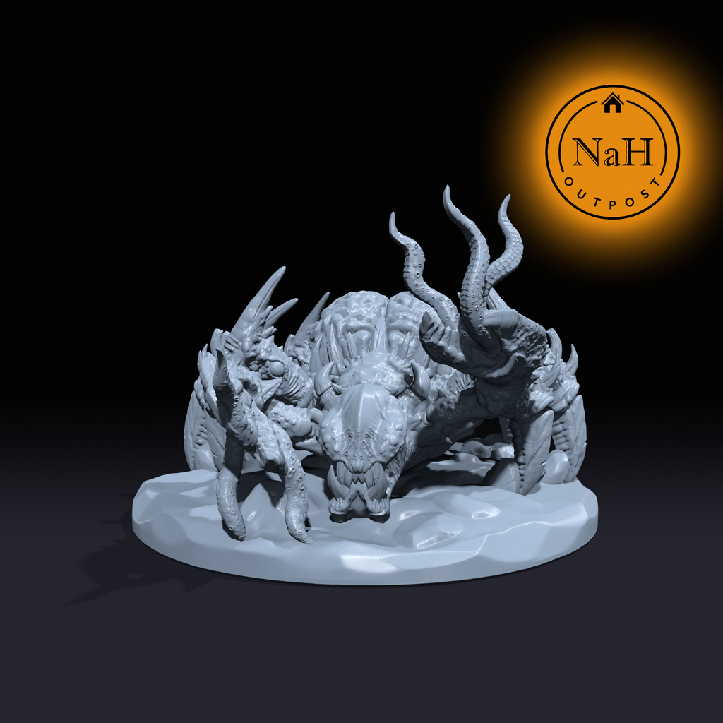 Cerebrix, the Cerebral Creeper | Great Mind Mite | Mind Stalker Insect Miniature for Tabletop games like D&D 5e and TTRPG  War Gaming