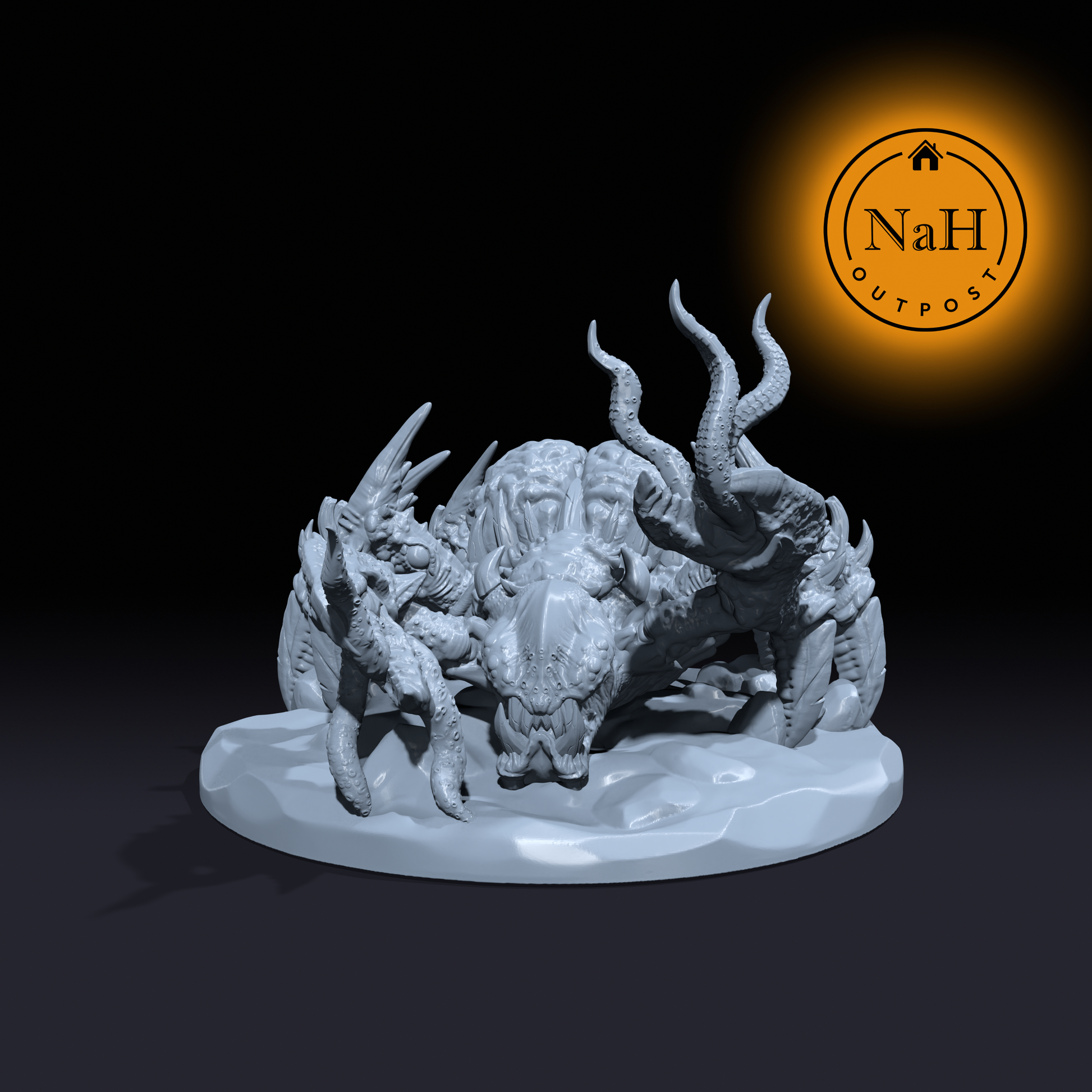 Cerebrix, the Cerebral Creeper | Great Mind Mite | Mind Stalker Insect Miniature for Tabletop games like D&D 5e and TTRPG  War Gaming
