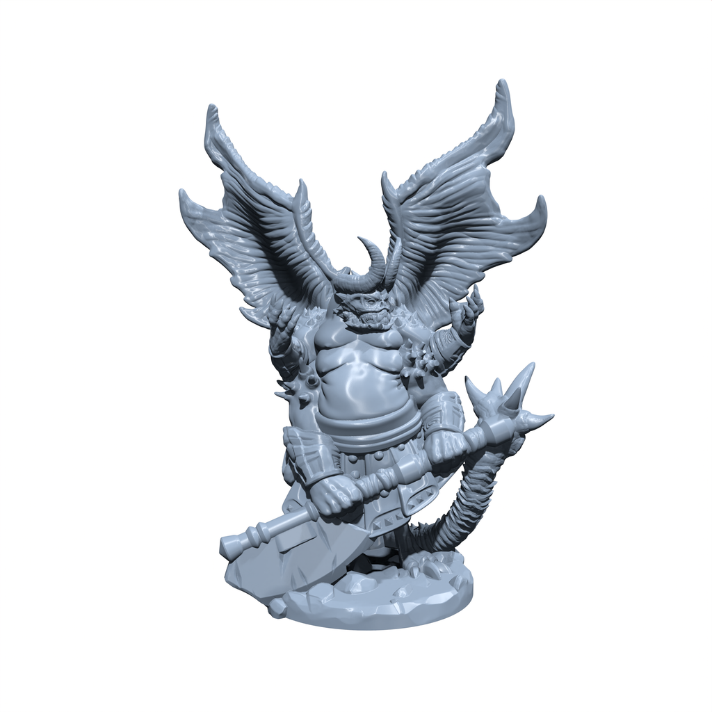 Razorwing | Nycaloth | Green Fiend Miniature for Tabletop games like D&D and War Gaming