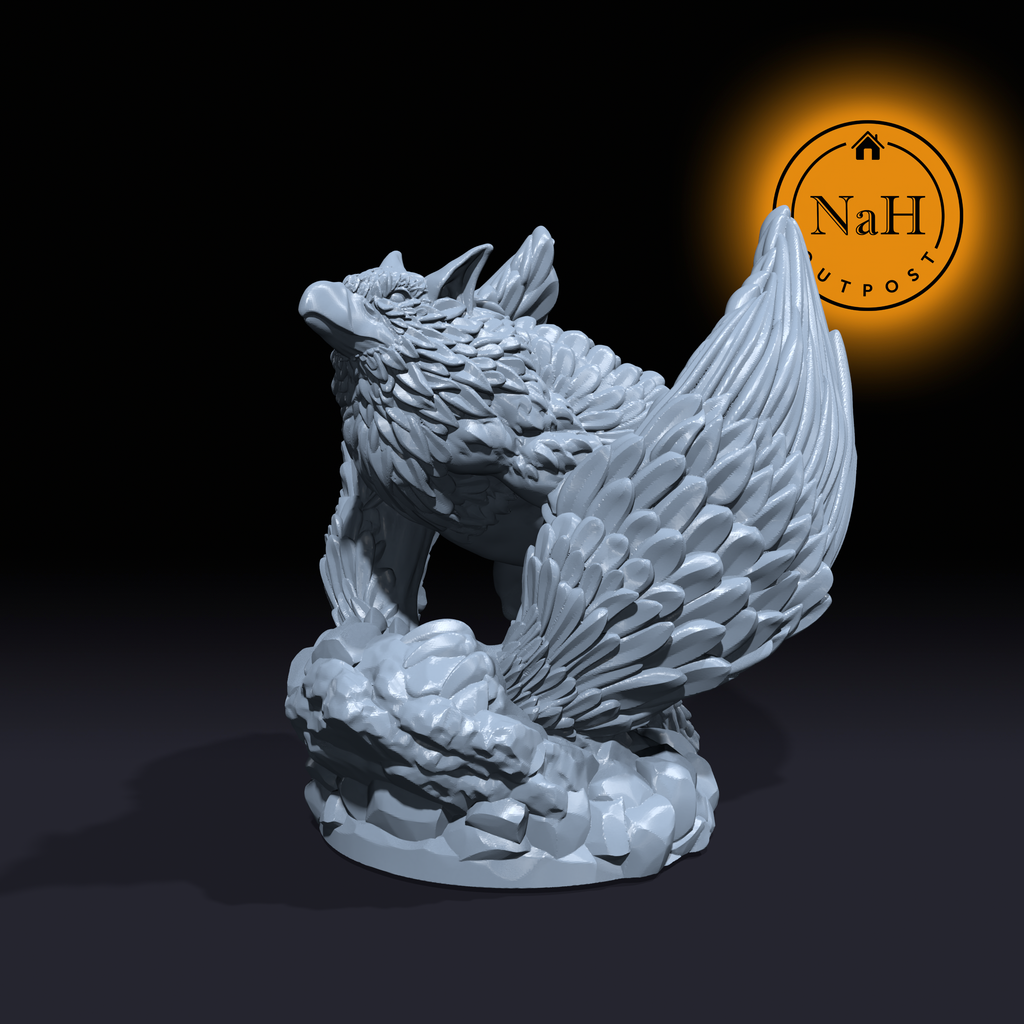 Stormbeak, the High wind | Griffon |  Monstrosity Miniature for Tabletop games like D&D and War Gaming
