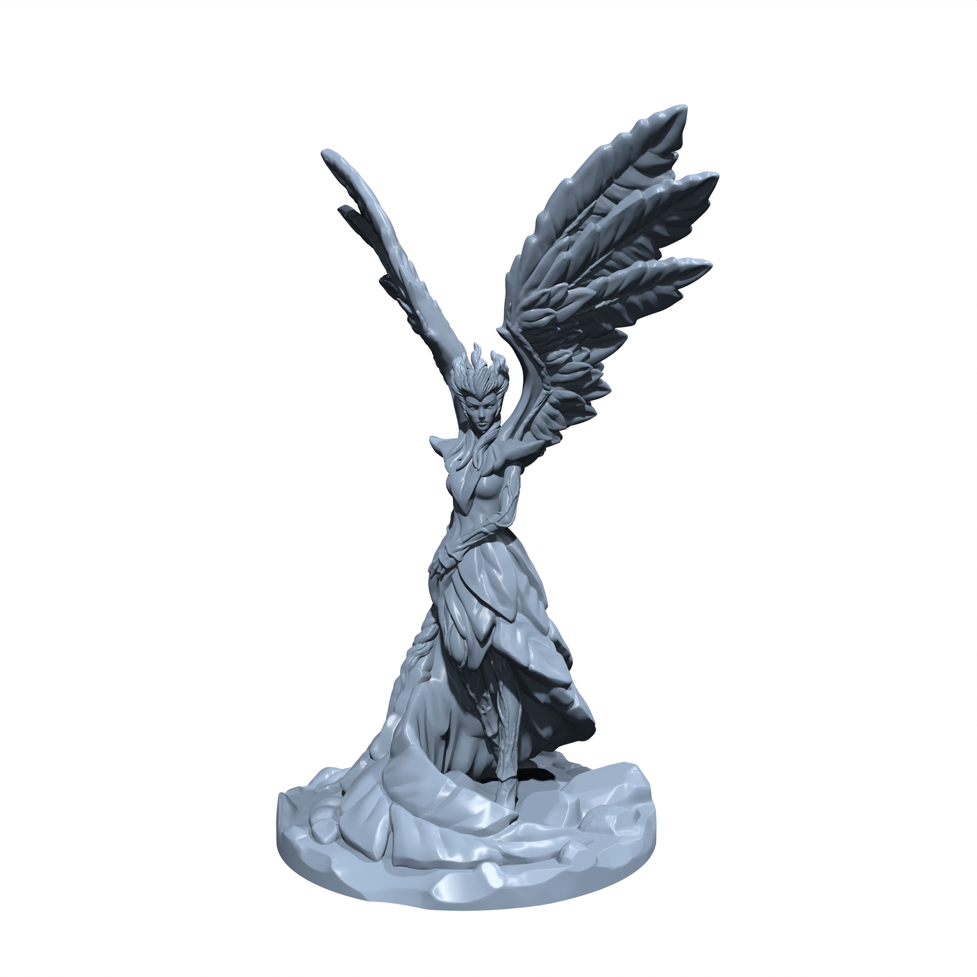 Terra Seraph, Guardian Angel Of Earth | Angel of Beauty miniature for Tabletop games like D&D and War Gaming