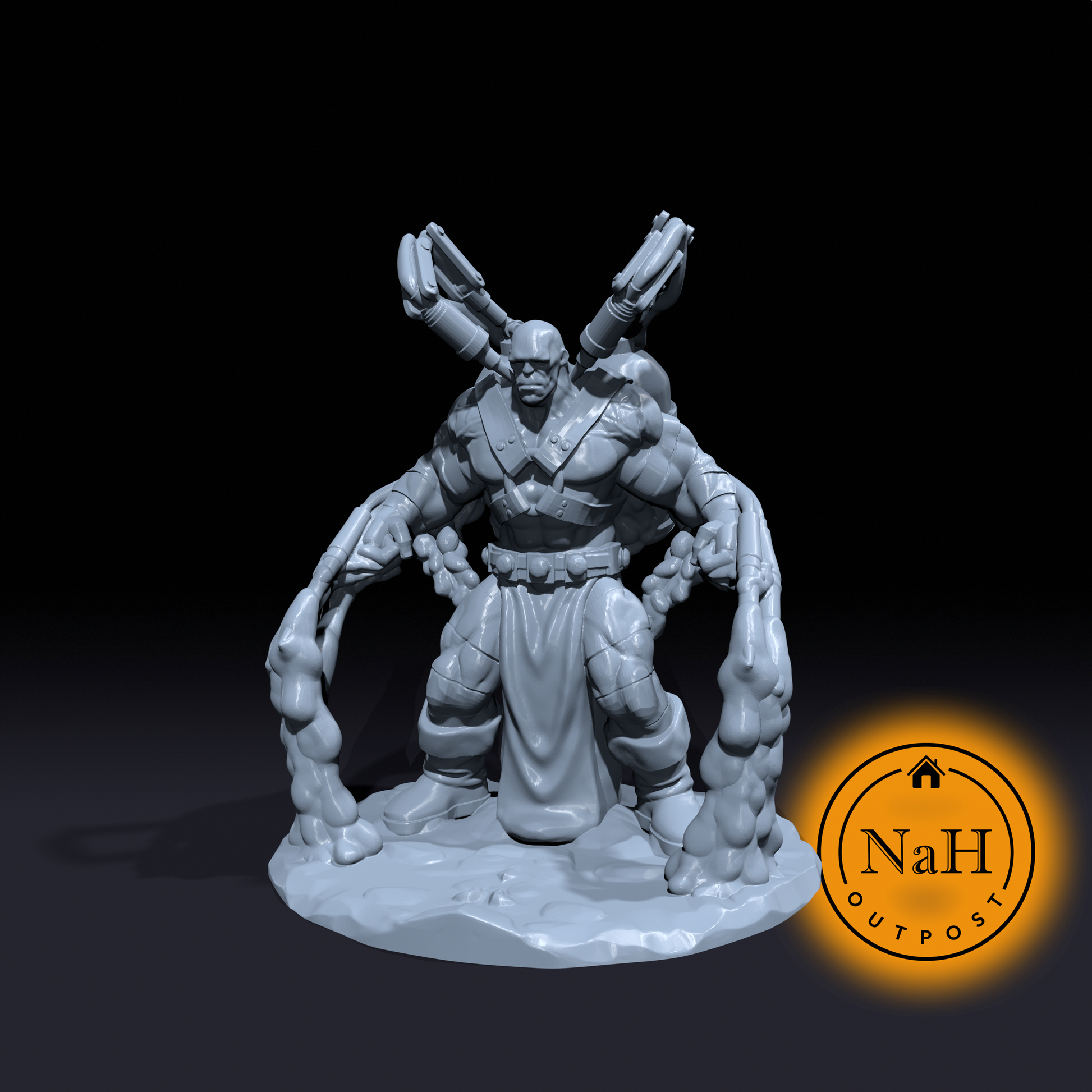 Elixforge, the Alchemic Behemoth | Alchemical Golem Miniature for Tabletop games like D&D and War Gaming