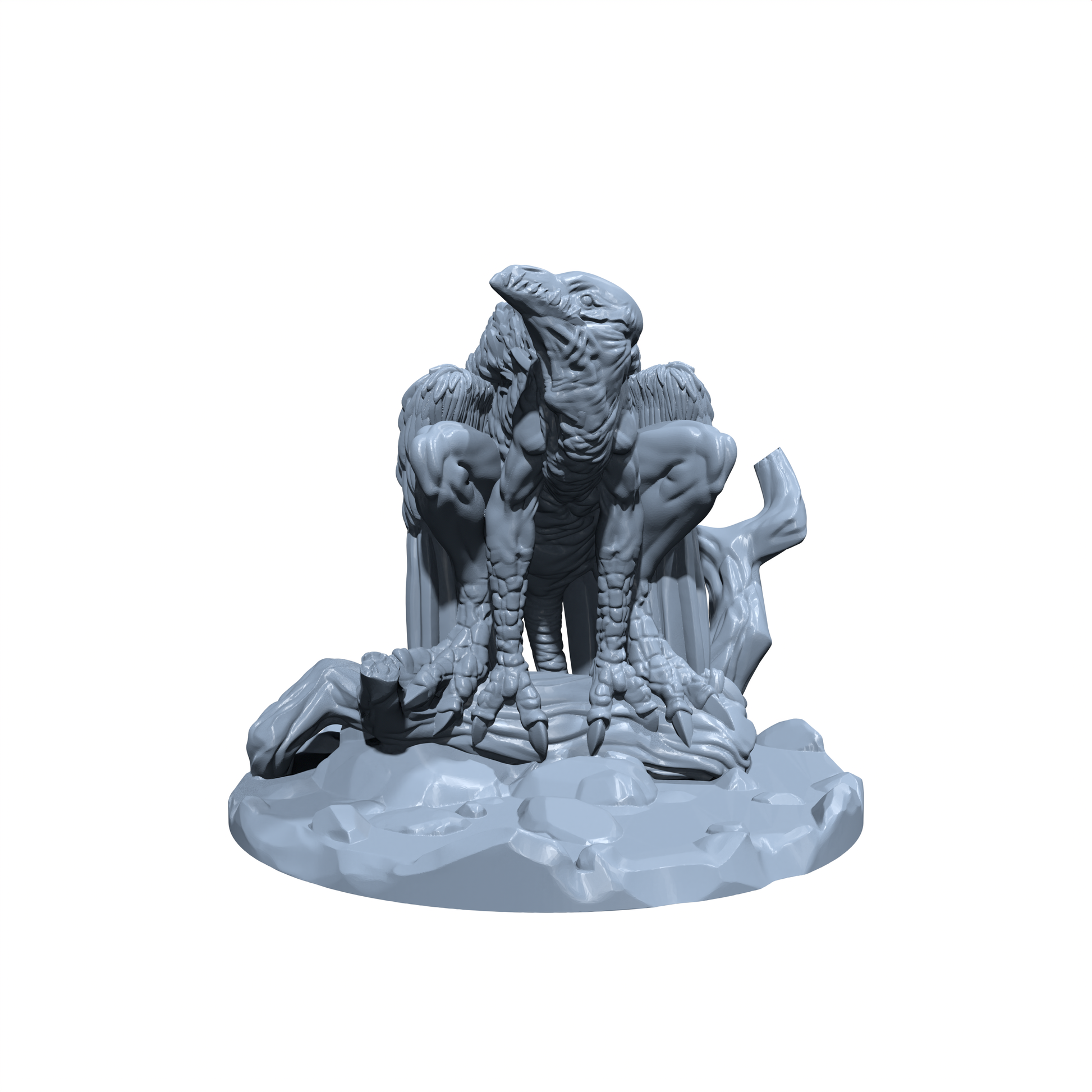 Vultura, the Sky Scavenger | Vulture Harpy | Monstrosity Miniature for Tabletop games like D&D and War Gaming