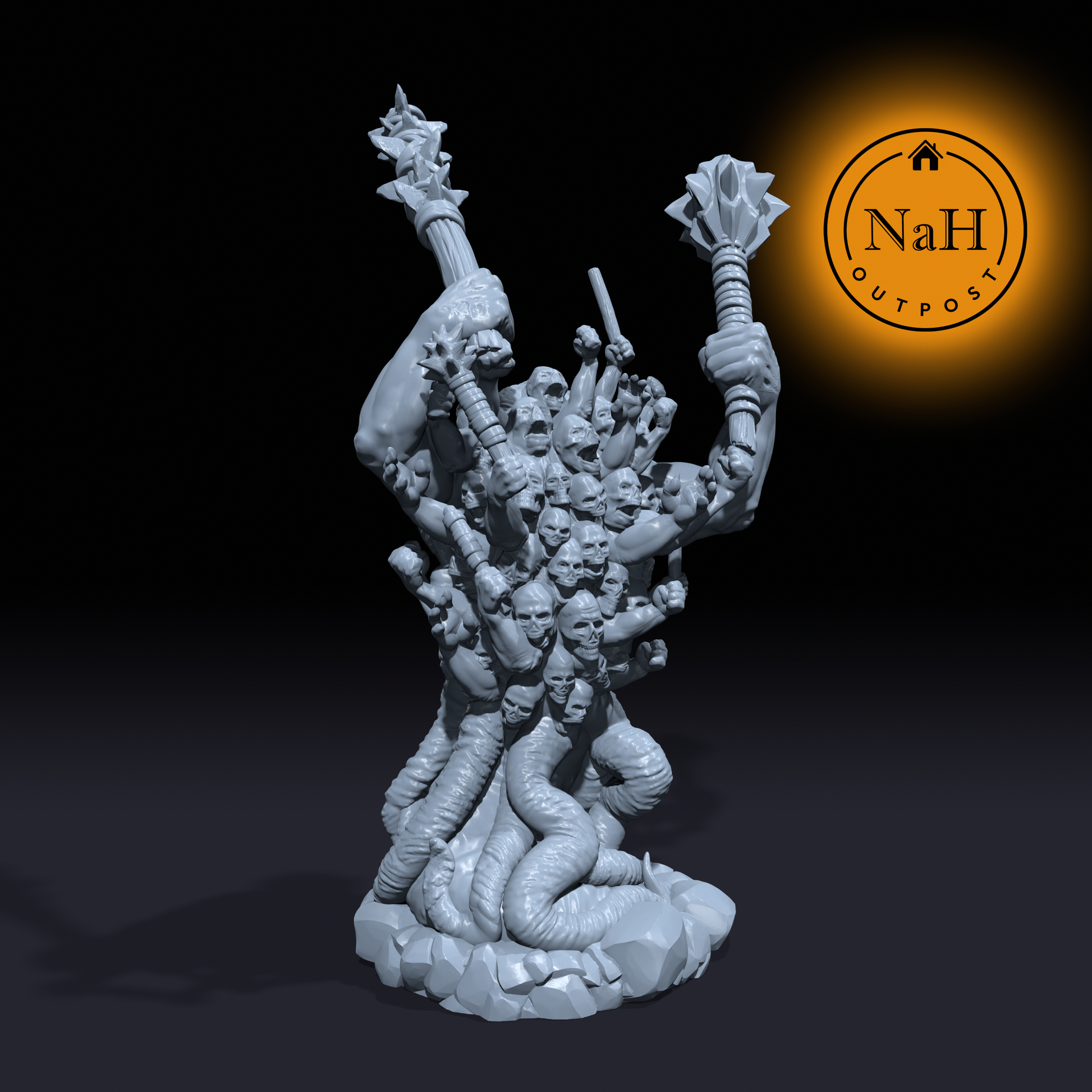 Gyges, Hekatonkheires Titan | Hecatoncheiries | Miniature for Tabletop games like D&D and War Gaming