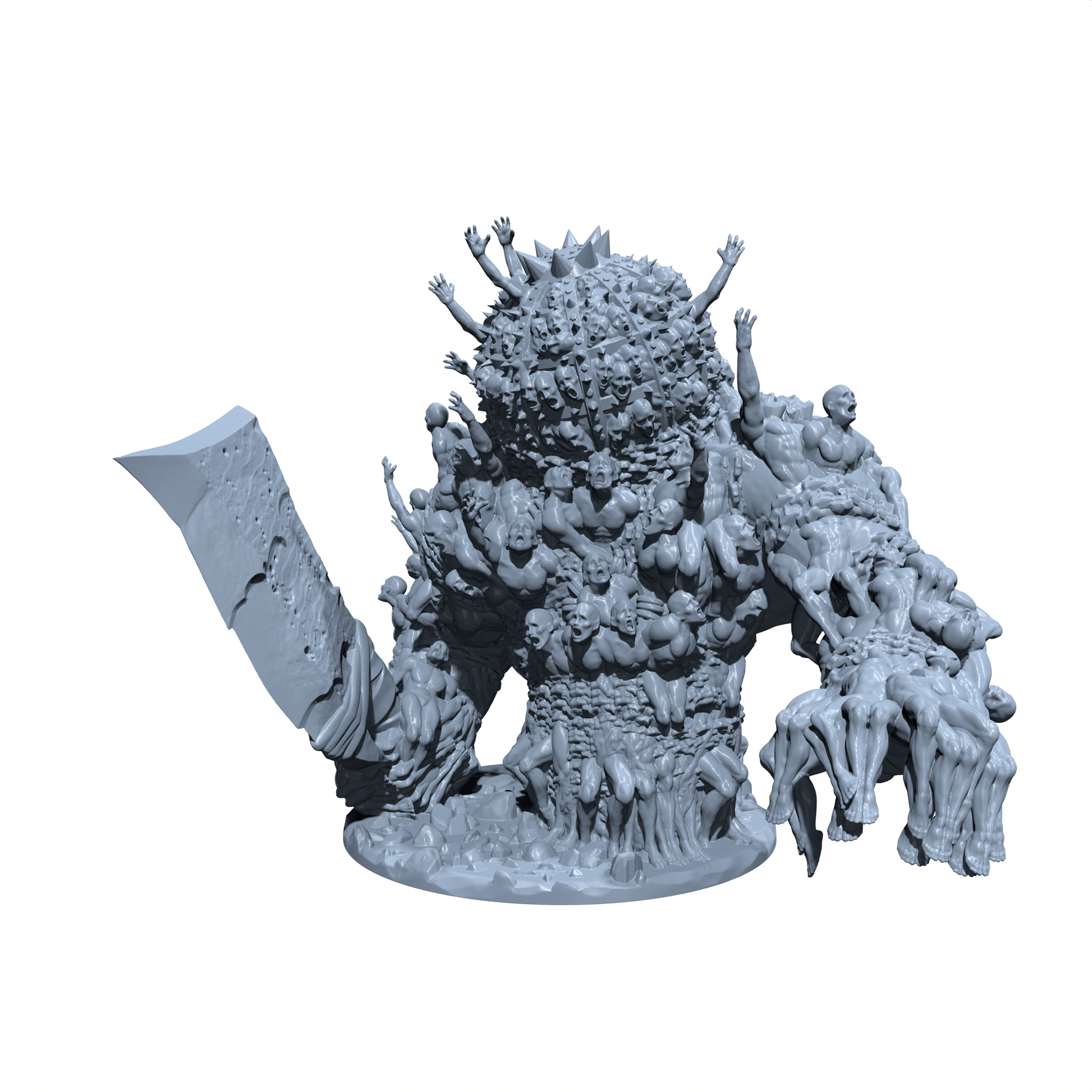 Mordrogar, the Soulchain Warden | Hell Golem | The Jailer | Miniature for Tabletop games like D&D and War Gaming