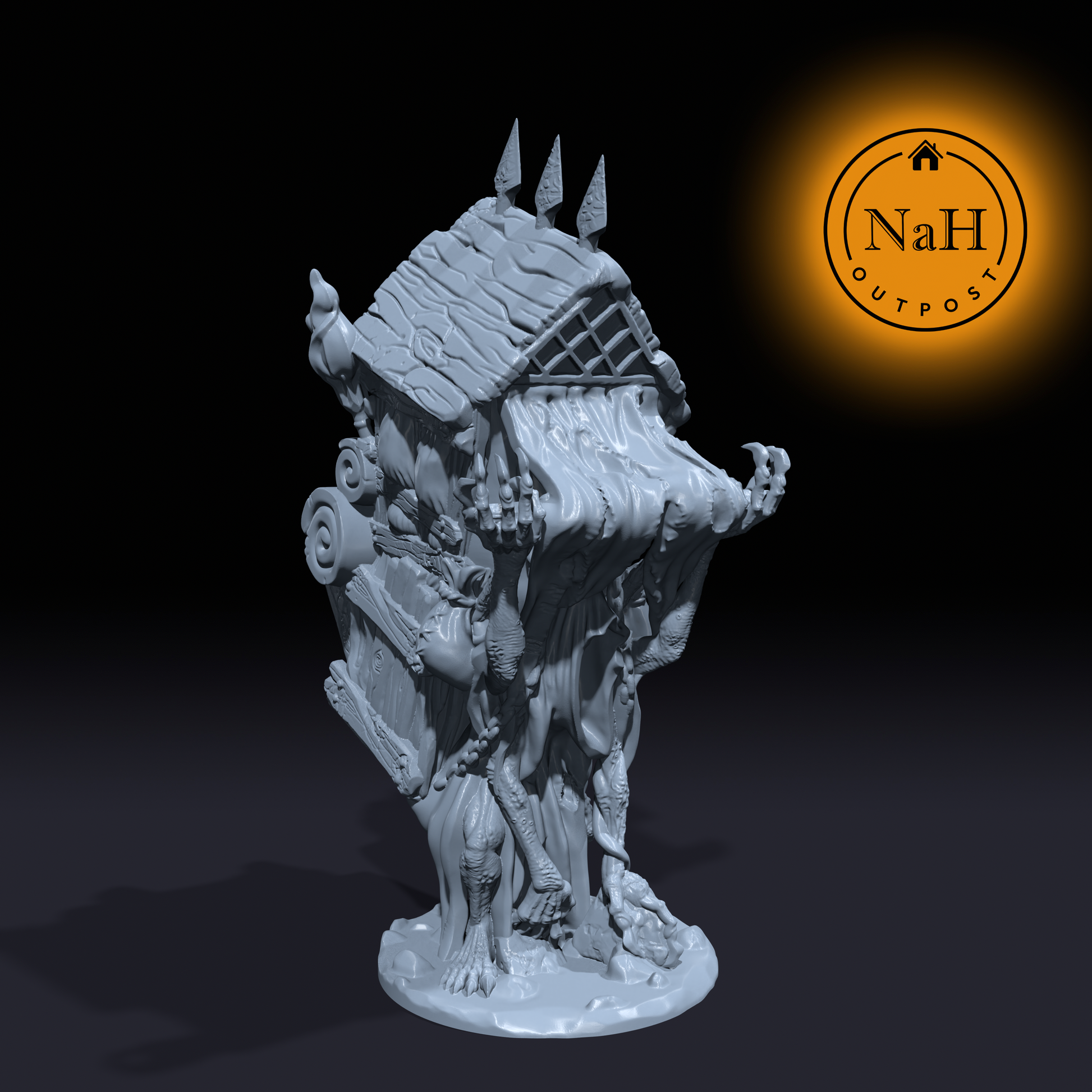 Mavara, Keeper of Infernal Bargains | Hell Merchant | Hag Traveler | Miniature for Tabletop games like D&D and War Gaming
