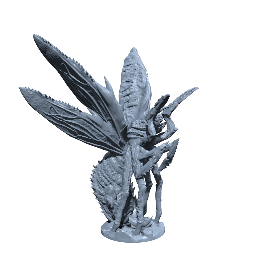Sinderwing, the Scorching Swarm | Hellwasp | Hell Wasp | Miniature for Tabletop games like D&D and War Gaming