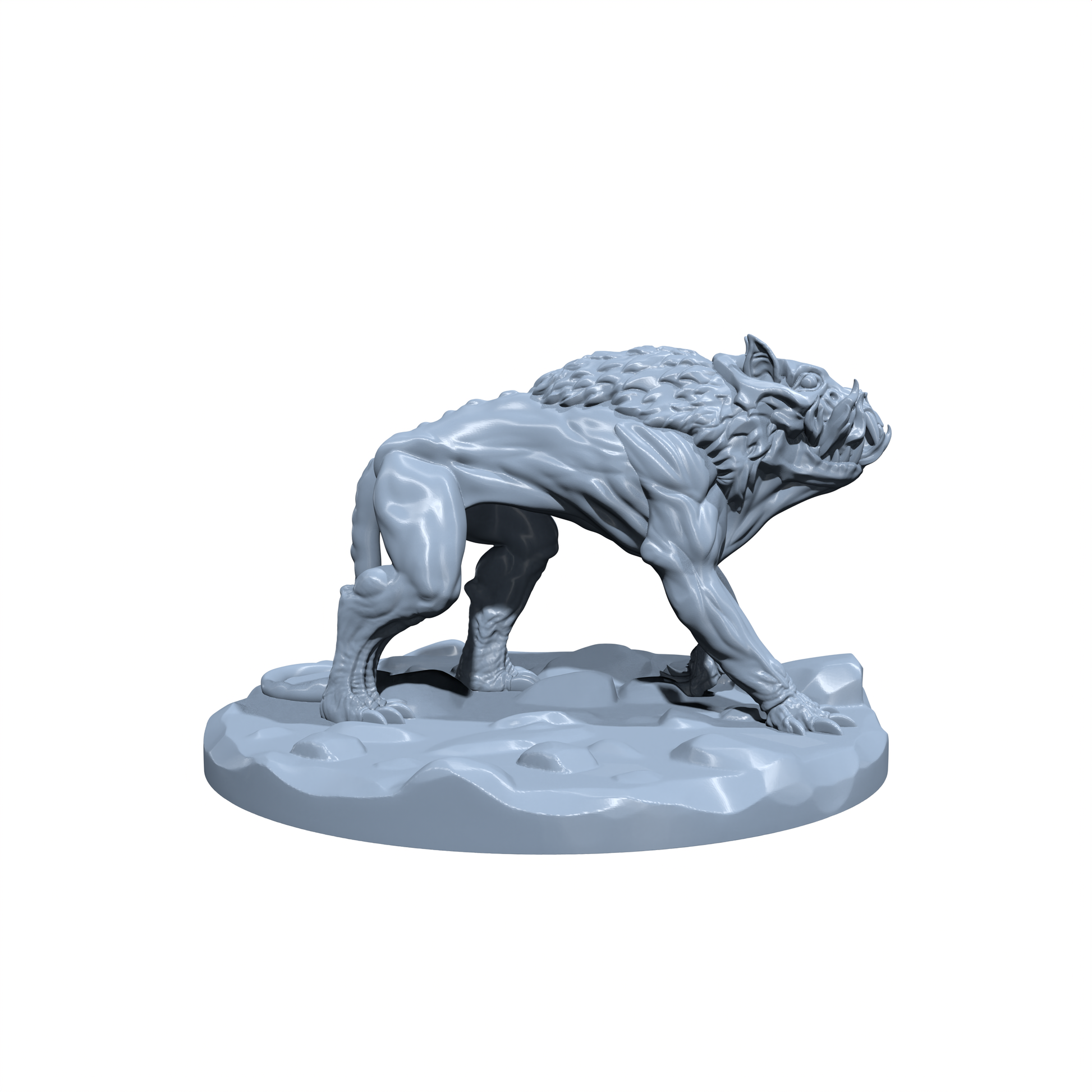 Cindersnarl, the Abyssal Tracker | Yeth Hound | Hellhound | Miniature for Tabletop games like D&D and War Gaming