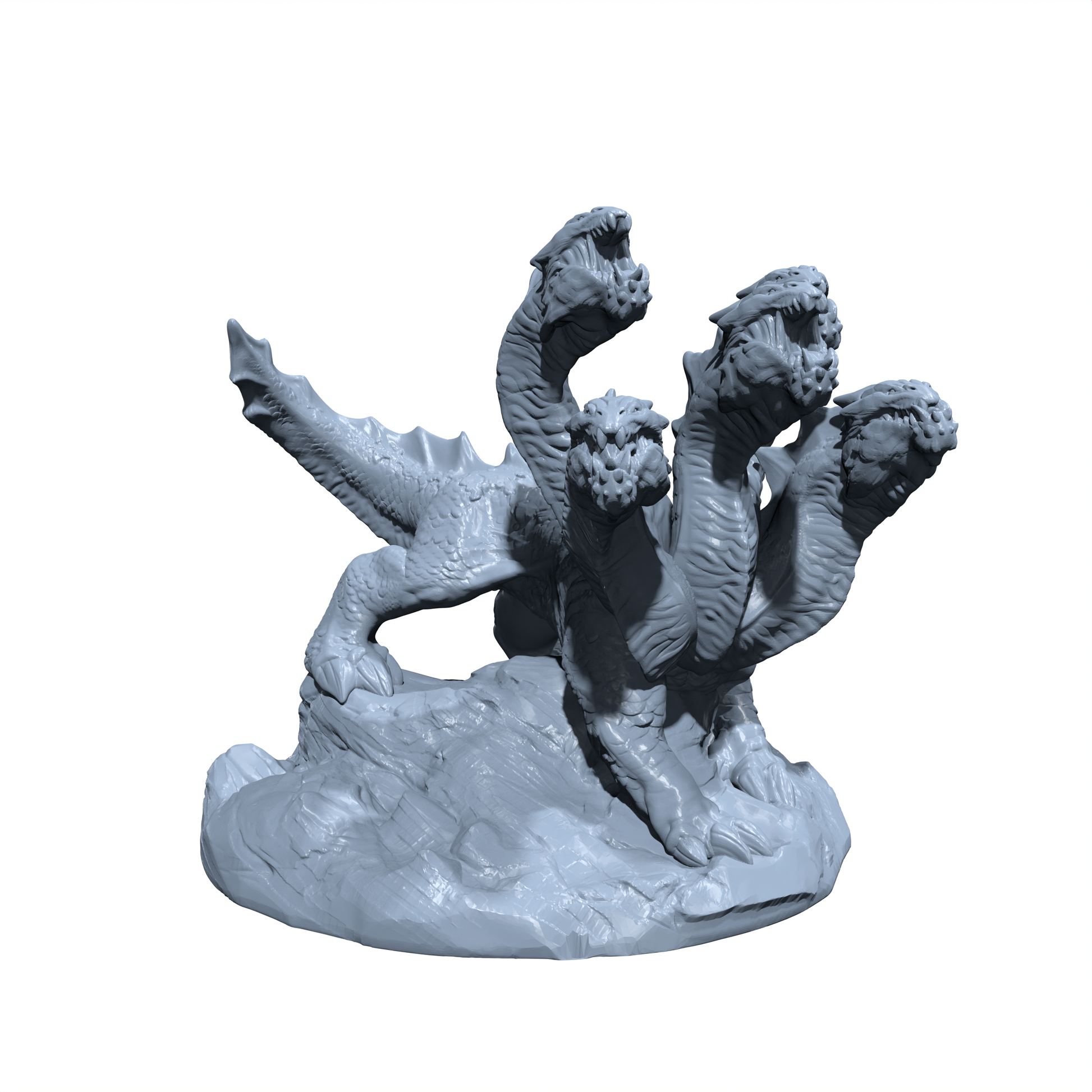Hydra of the Darkened Depths | Hydra Miniature for Tabletop games like D&D and War Gaming