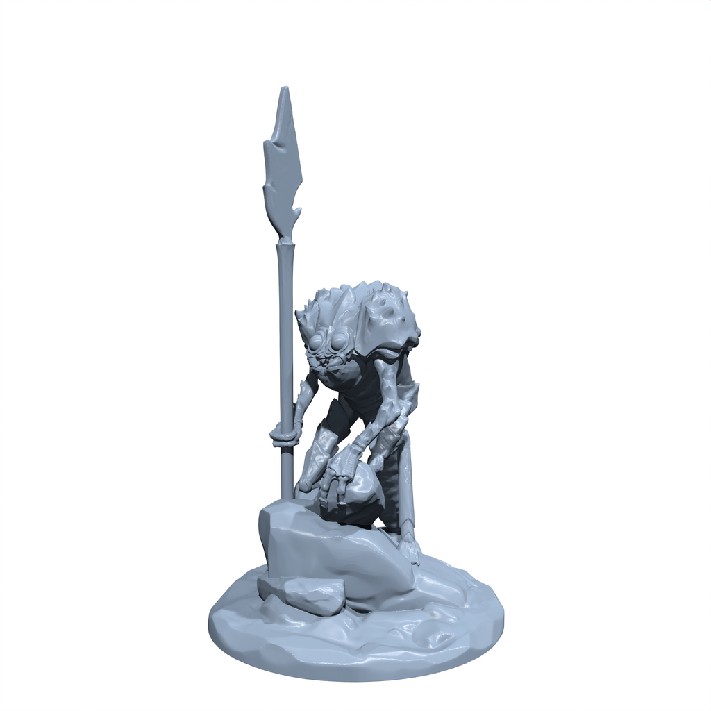 Zephyrus Frostbind, the Gelugon General | Ice Devil | Ice Fiend | Miniature for Tabletop games like D&D and War Gaming