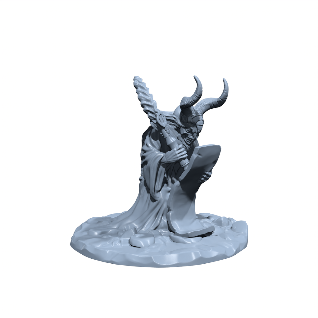 Gorthax, the Sigil Enforcer | Inked Fiend | Contract Devil Miniature for Tabletop games like D&D and War Gaming