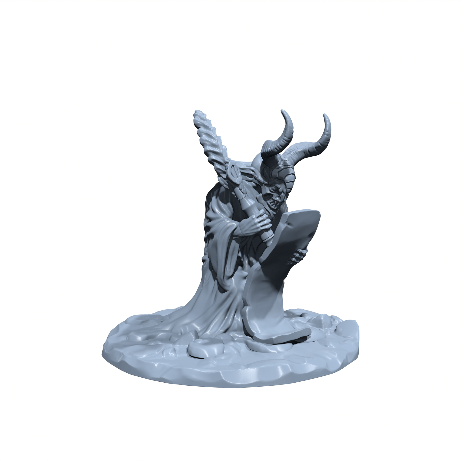 Gorthax, the Sigil Enforcer | Inked Fiend | Contract Devil Miniature for Tabletop games like D&D and War Gaming