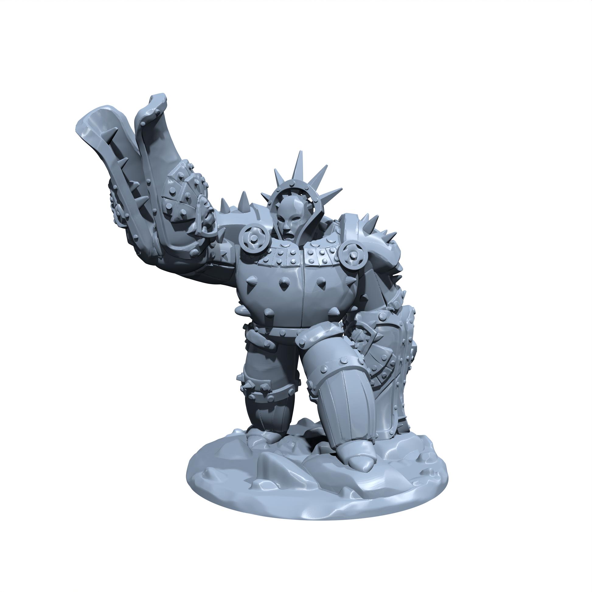 Gavrel, the Soul-Clad Iron Golem | Construct Miniature for Tabletop games like D&D and War Gaming