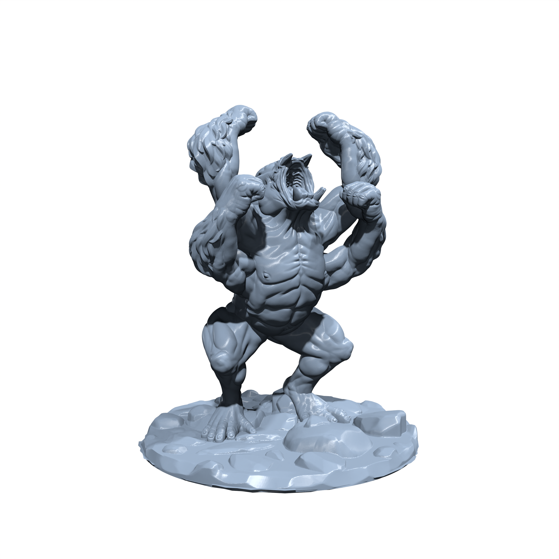 Ripmaw, Bane of the Jungle | Girallon | Killgor Miniature for Tabletop games like D&D and War Gaming