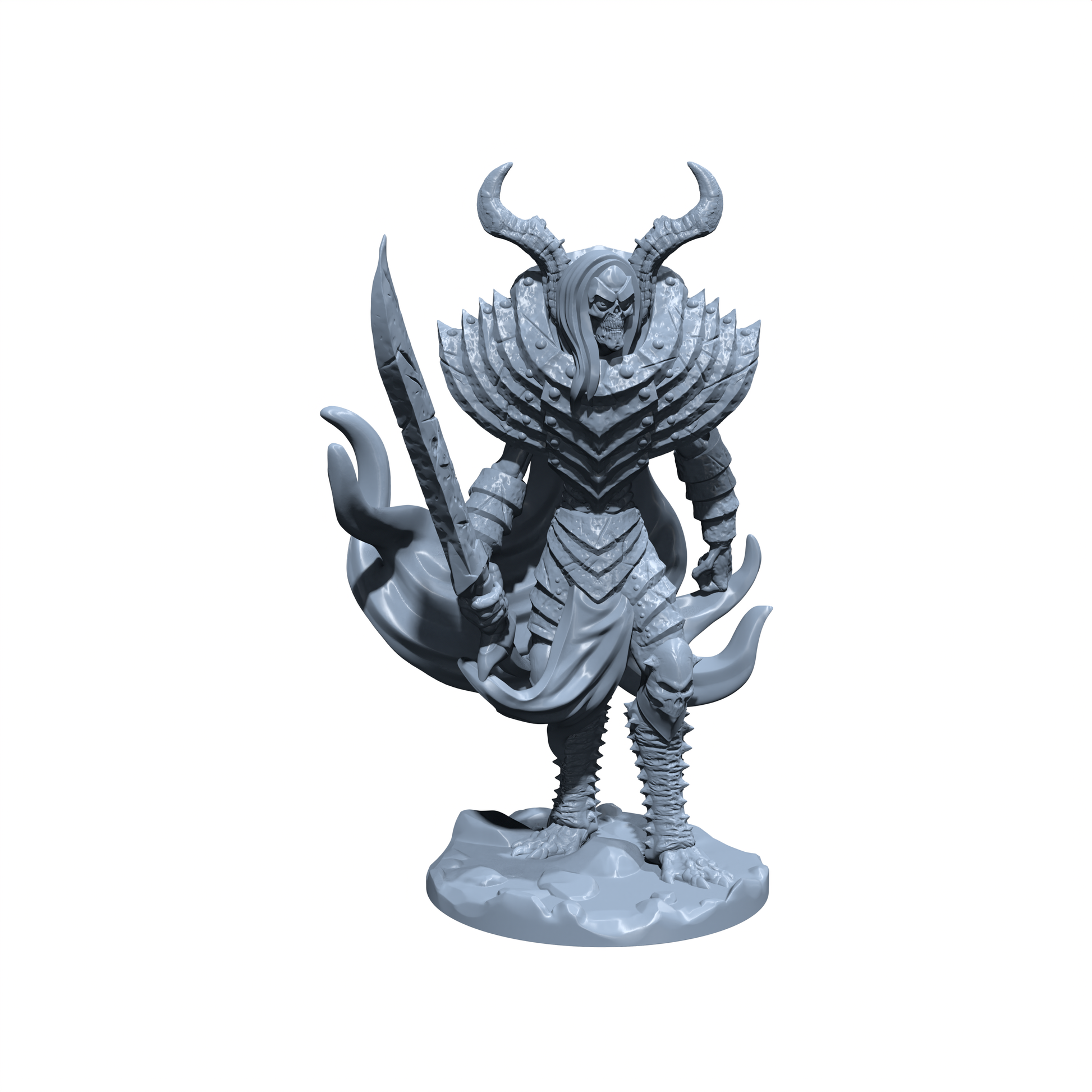 Witherblade, Scourge of the Blessed | Knight of Pestilence | Undead Skeleton Commander Miniature for Tabletop games like D&D 5e and TTRPG  War Gaming