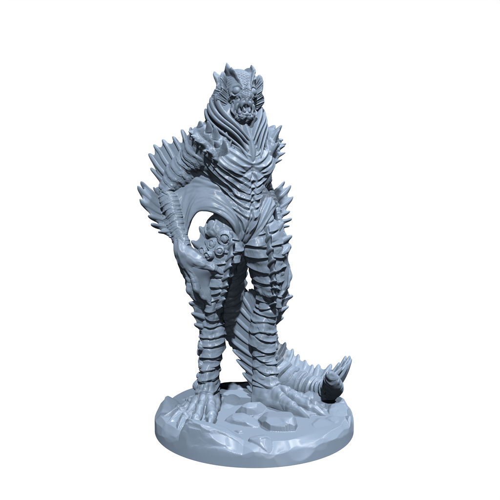 Kjara Swiftstrike | Sahuagin | Lagoon Lurker Miniature for Tabletop games like D&D and War Gaming