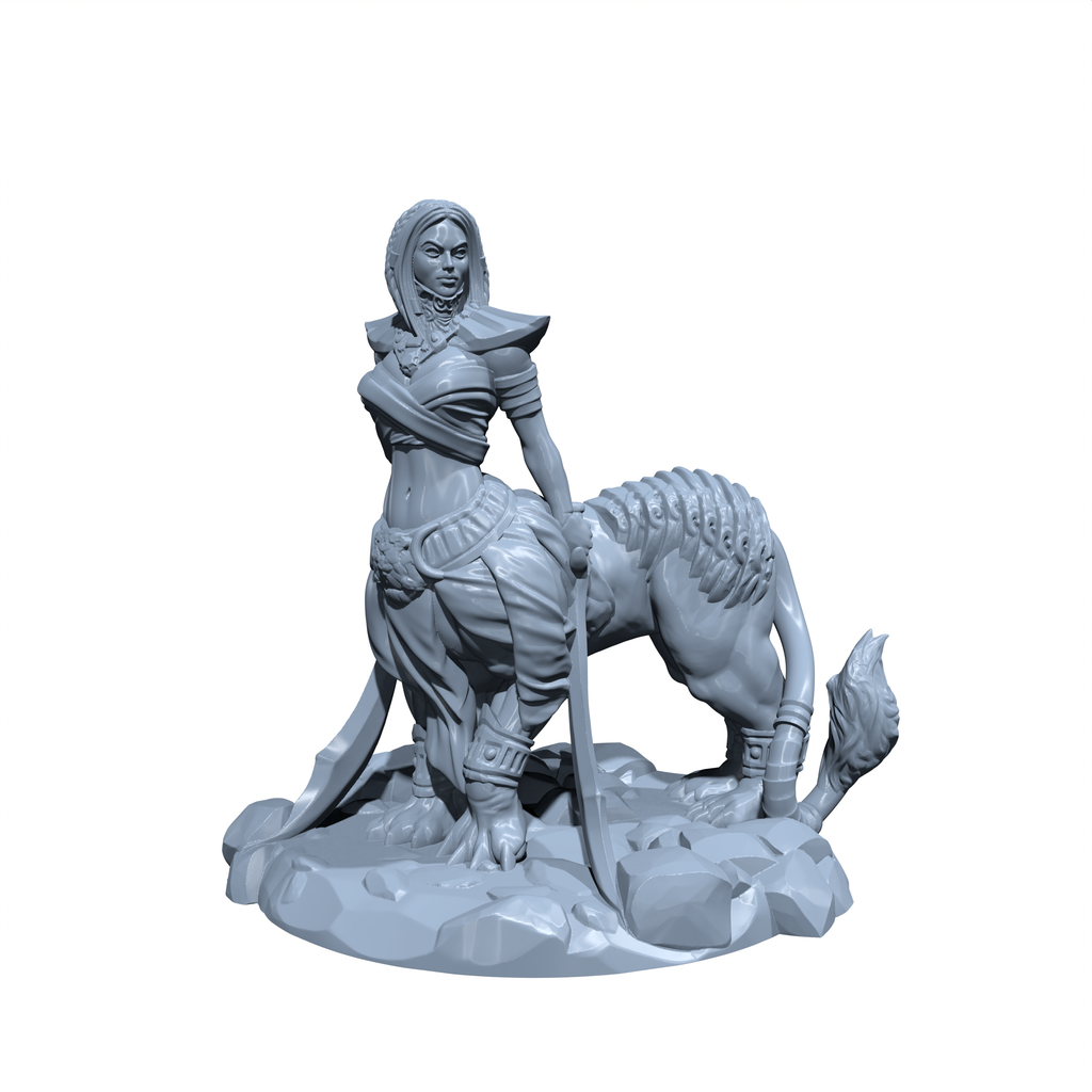 Opheila Coldblood | Lamia Miniature for Tabletop games like D&D and War Gaming