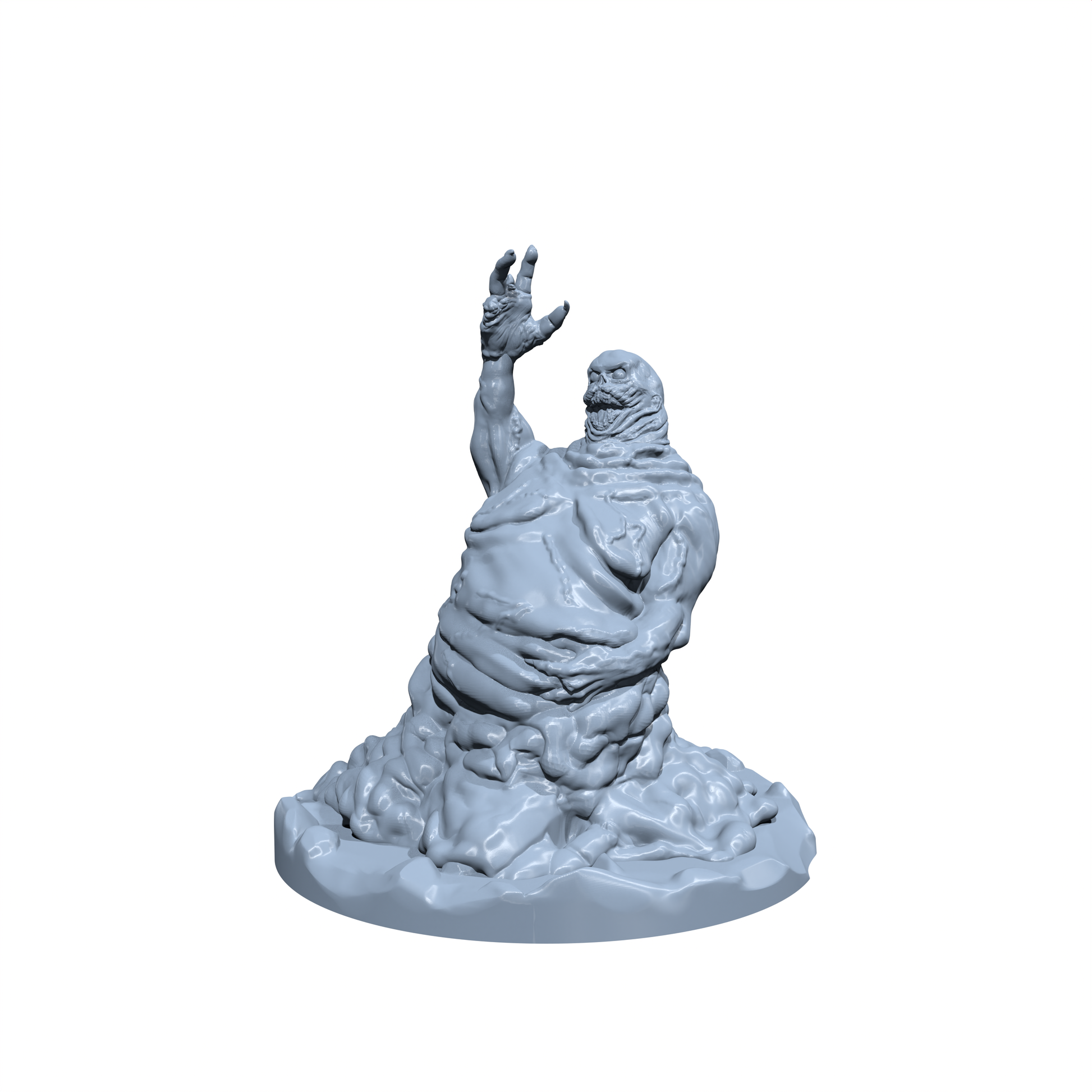 Mockingwail, Faceless Misery | Lemure | Larva Demon | Miniature for Tabletop games like D&D and War Gaming