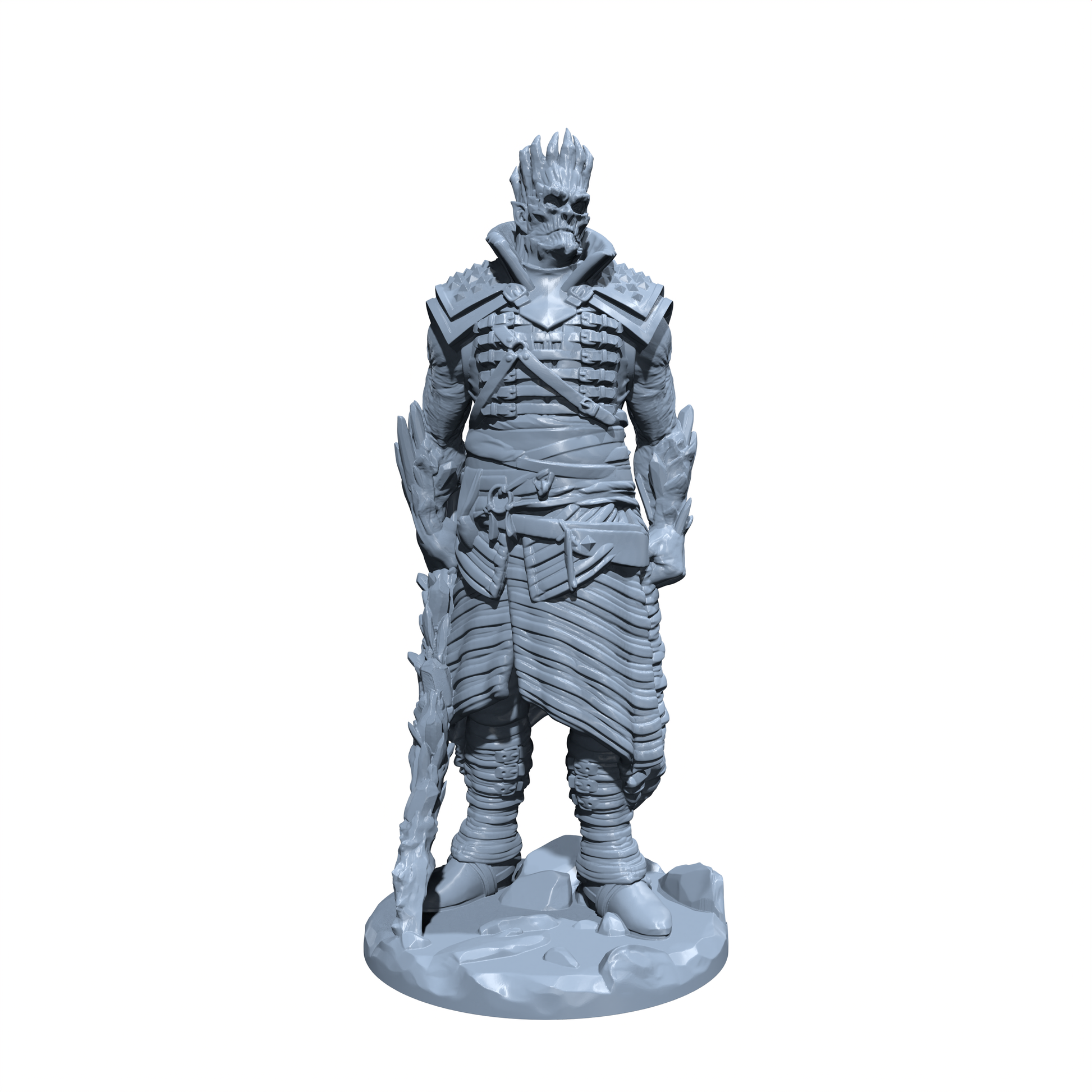 Grimfrost, Sovereign of the Unending Night | Night King | Lich King | Miniature for Tabletop games like D&D and War Gaming