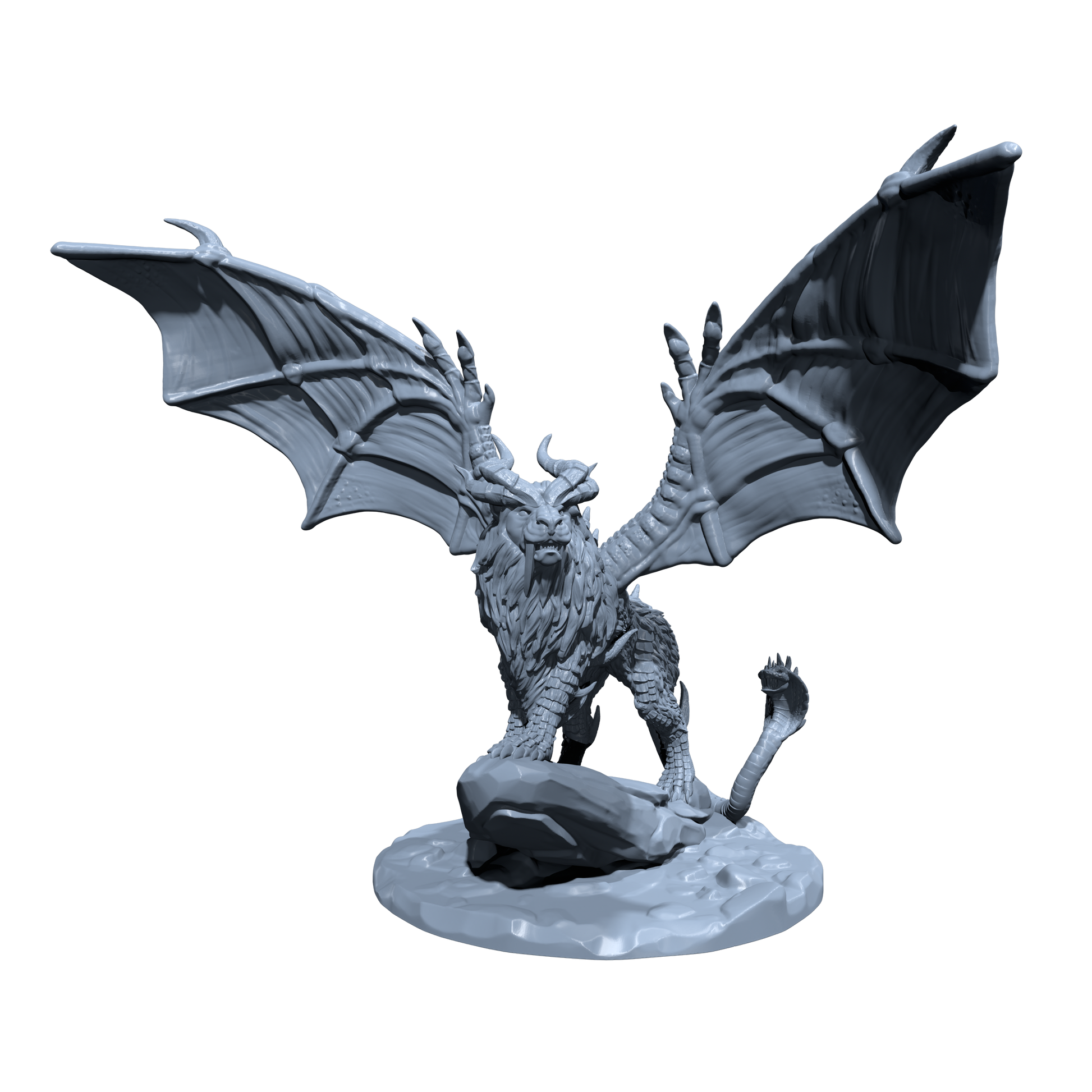 Venomheart, the Apex Predator | Alpha Chimera | Dire Chimera Miniature for Tabletop games like D&D and War Gaming