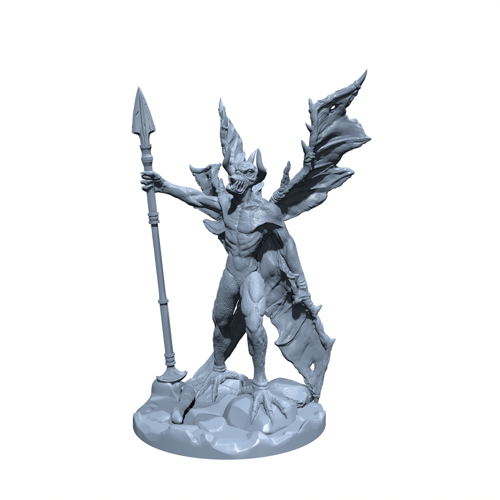 Razorclaw, Herald of Ruin | Magaav | Greater Host Devil | Malgavor Miniature for Tabletop games like D&D and War Gaming