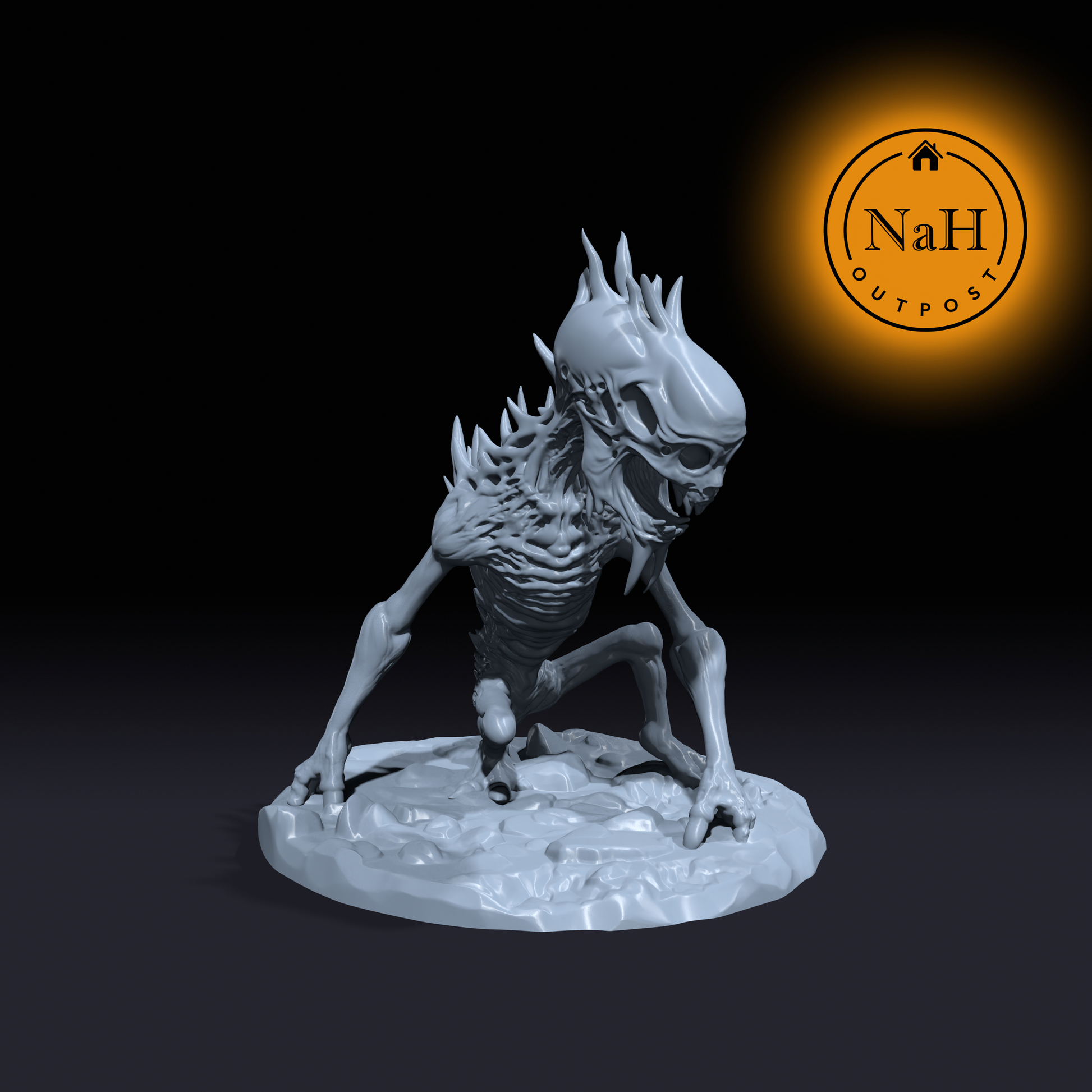 Bonescythe, Harbinger of Emptiness | Marrow Man | Undead skeleton Miniature for Tabletop games like D&D 5e and TTRPG  War Gaming