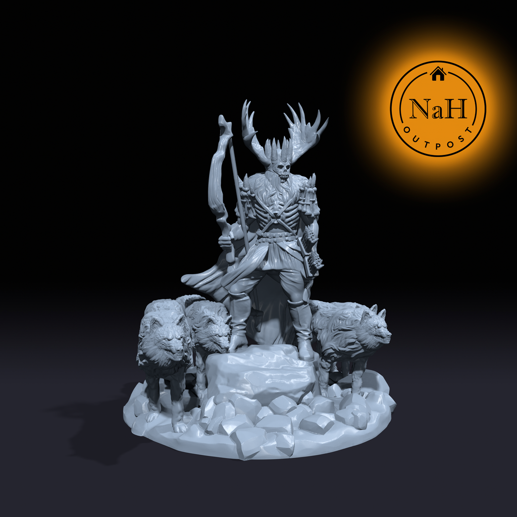 Wolfsheart, Alpha of the Pack | Master Wild Hunt | Miniature for Tabletop games like D&D and War Gaming