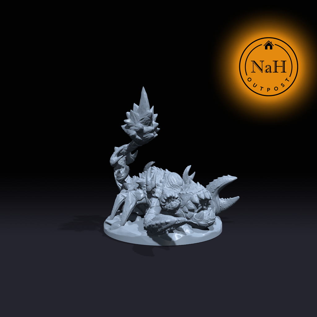 Stingdeath, Harbinger of Pain | Maw Scorpion | Giant Scorpion Miniature for Tabletop games like D&D and War Gaming