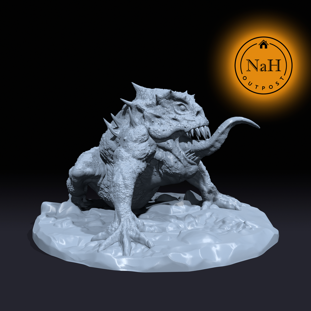 Deepclaw, Ambusher of the Underdark | Minersbane | Frog Monstrosity Miniature for Tabletop games like D&D 5e and TTRPG  War Gaming
