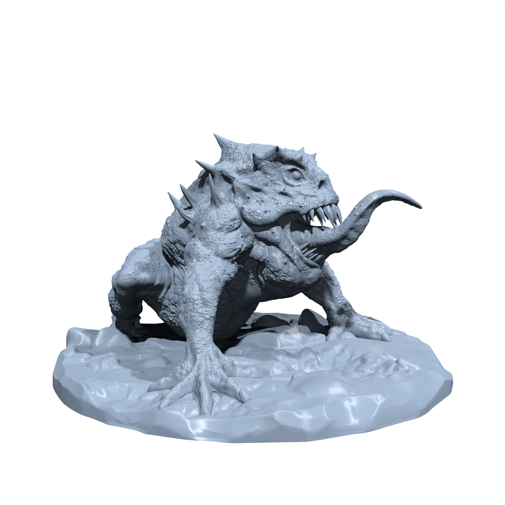 Deepclaw, Ambusher of the Underdark | Minersbane | Frog Monstrosity Miniature for Tabletop games like D&D 5e and TTRPG  War Gaming