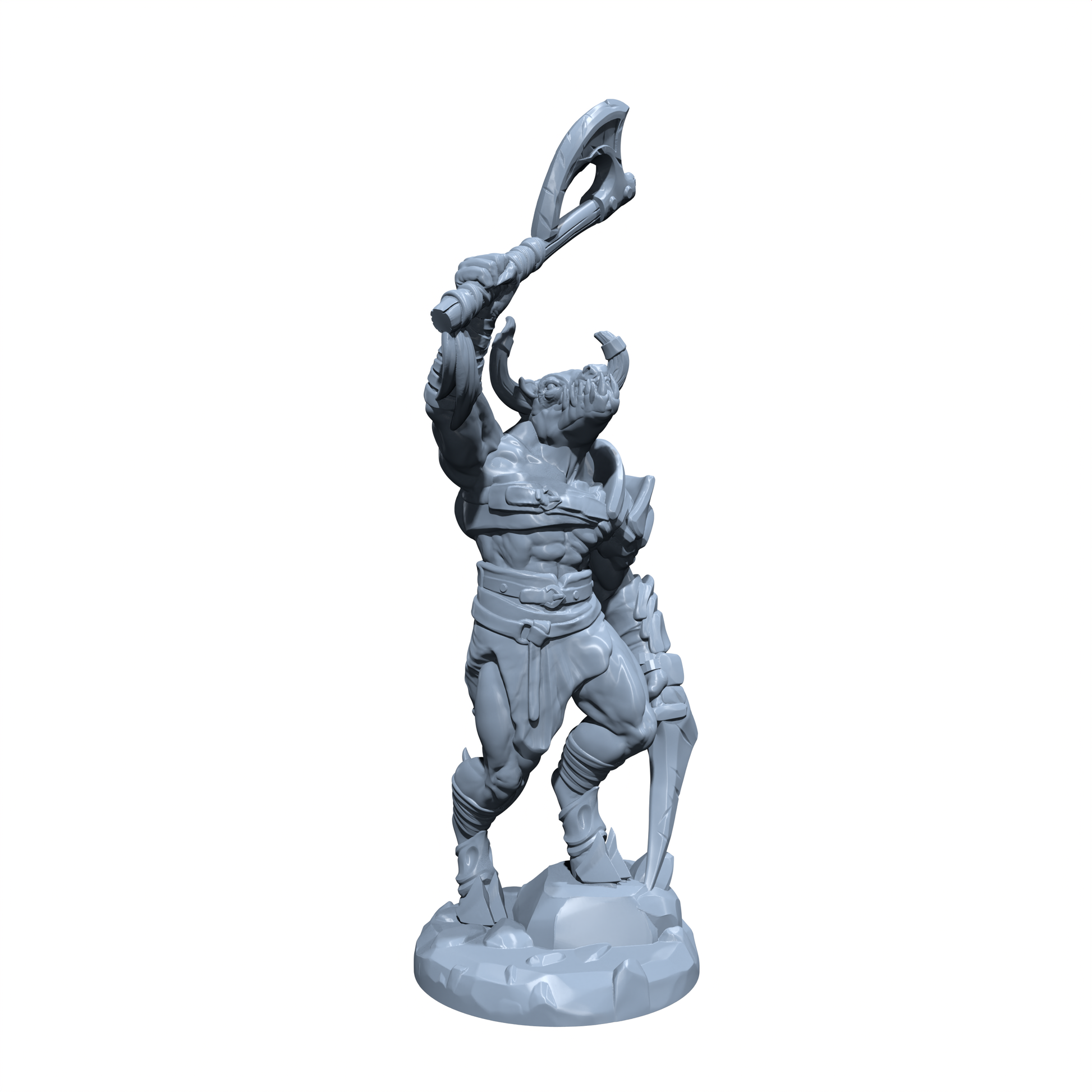 Gorefiend, Butcher of the Arena | Minotaur Gladiator Miniature for Tabletop games like D&D and War Gaming