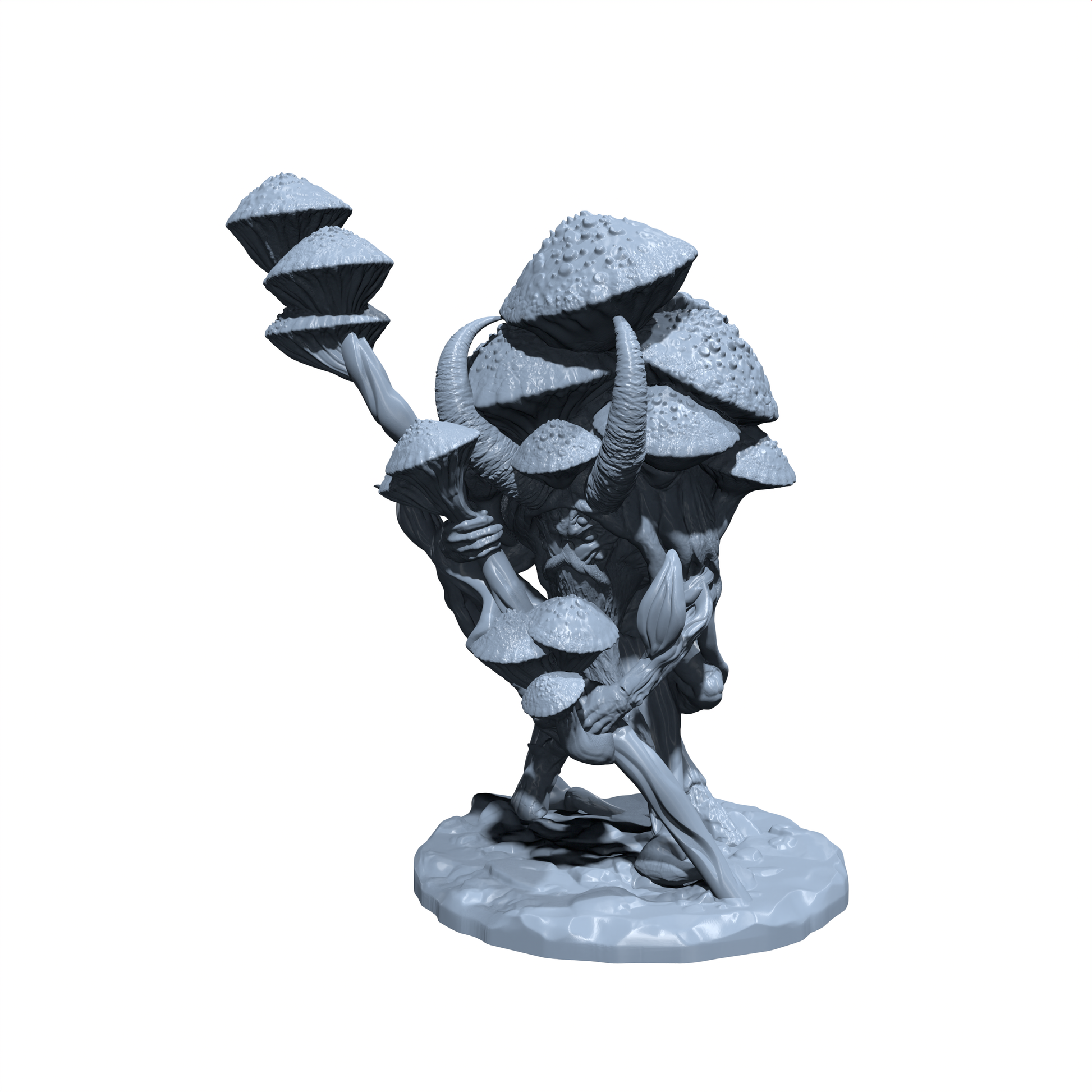 Sporecaller, the Ancient Guide | Moss Mage | Myconoid Druid Miniature for Tabletop games like D&D 5e and TTRPG  War Gaming