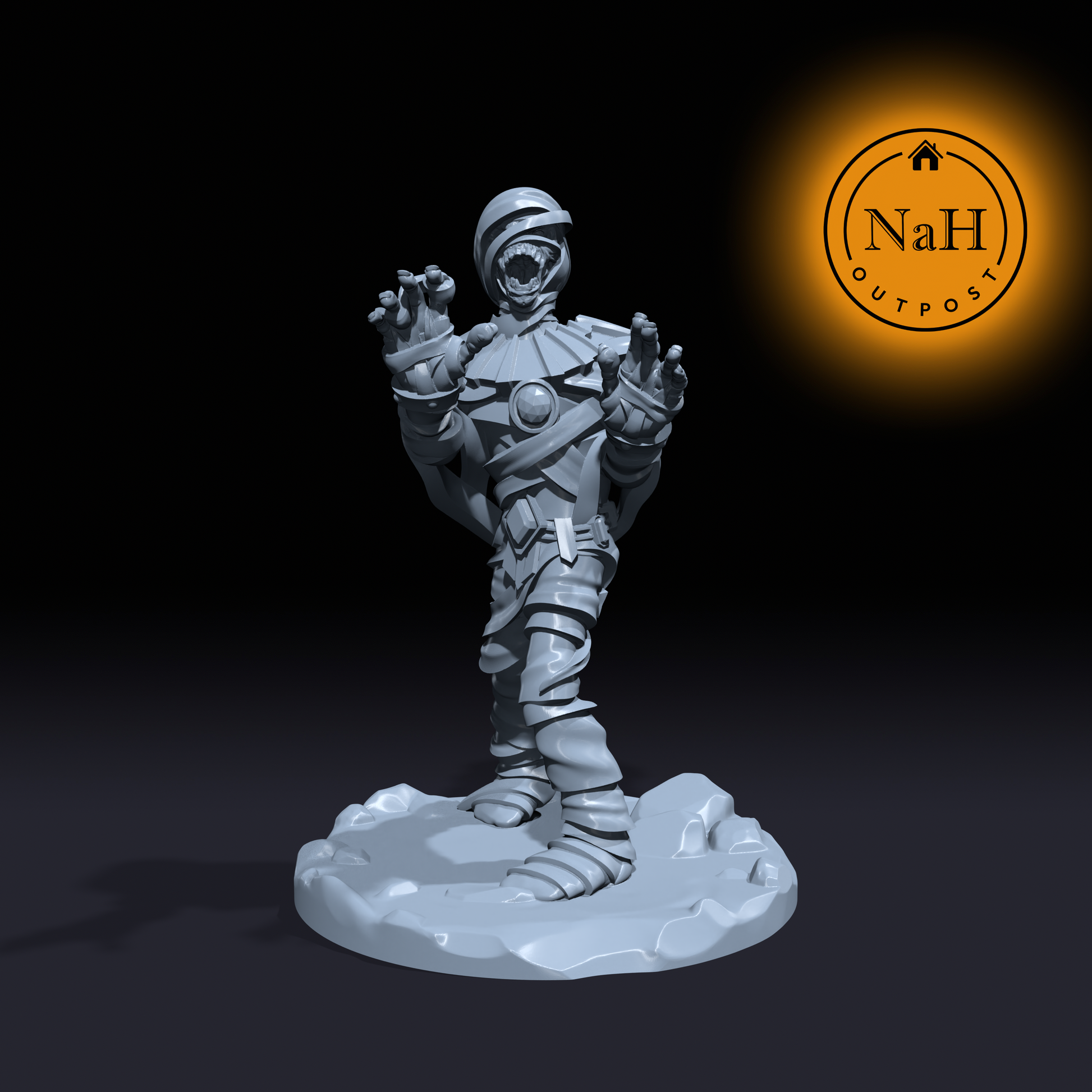 Khenmet the Ravenous | Mummy |  Undead Miniature for Tabletop games like D&D and War Gaming