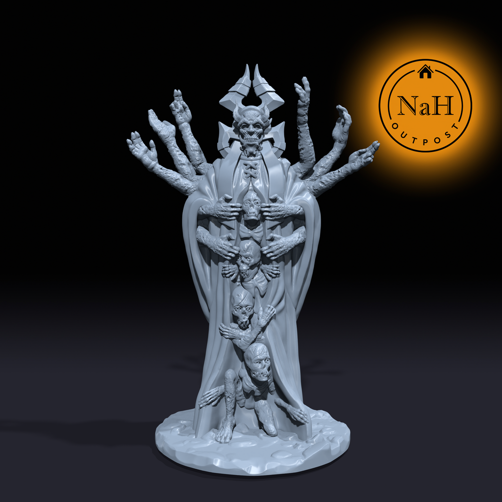 Maledictor, Wielder of Cursed Power | Nightmare Priest | Fiend Collector Miniature for Tabletop games like D&D and War Gaming