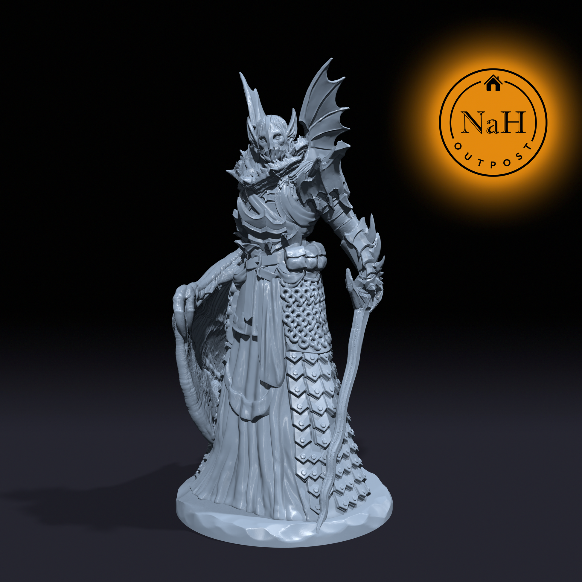 Vladric Dracul | Nosferatu Betrayer Vampire miniature for Tabletop games like D&D | Miniature for Tabletop games like D&D and War Gaming