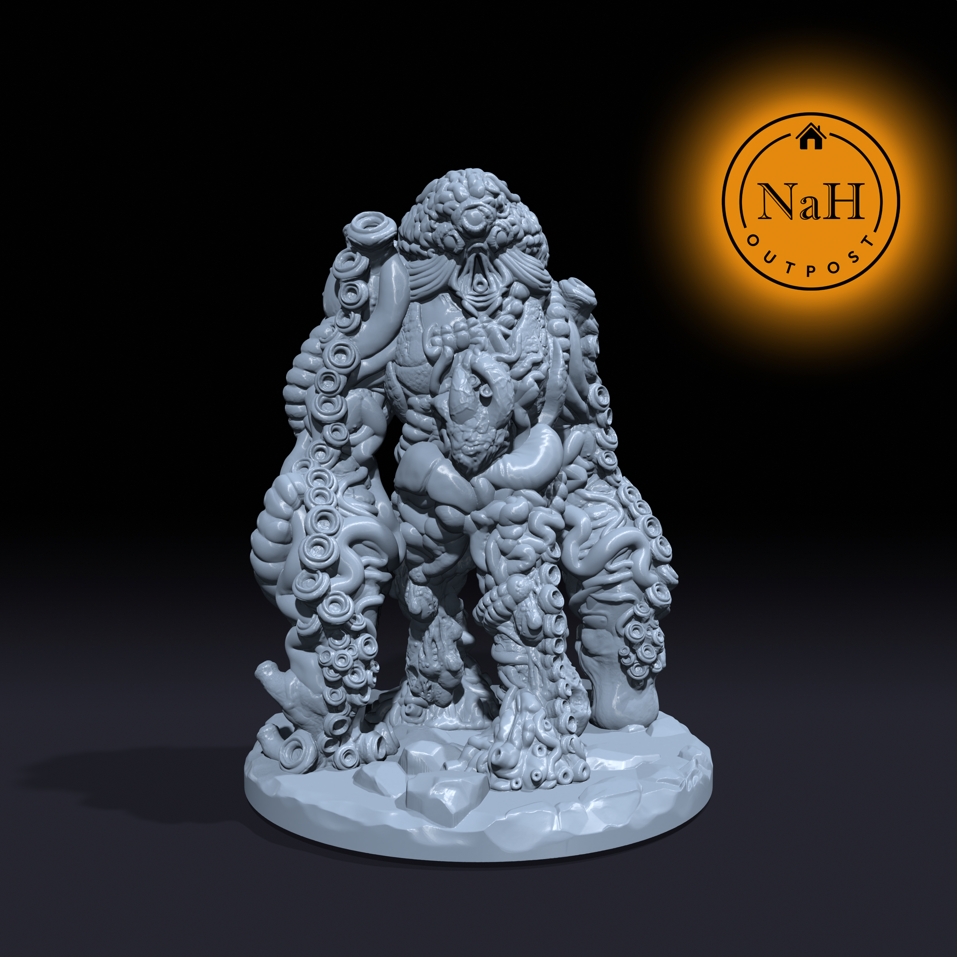 Goremaw, the Flesh Golem | Organ Golem Miniature for Tabletop games like D&D and War Gaming